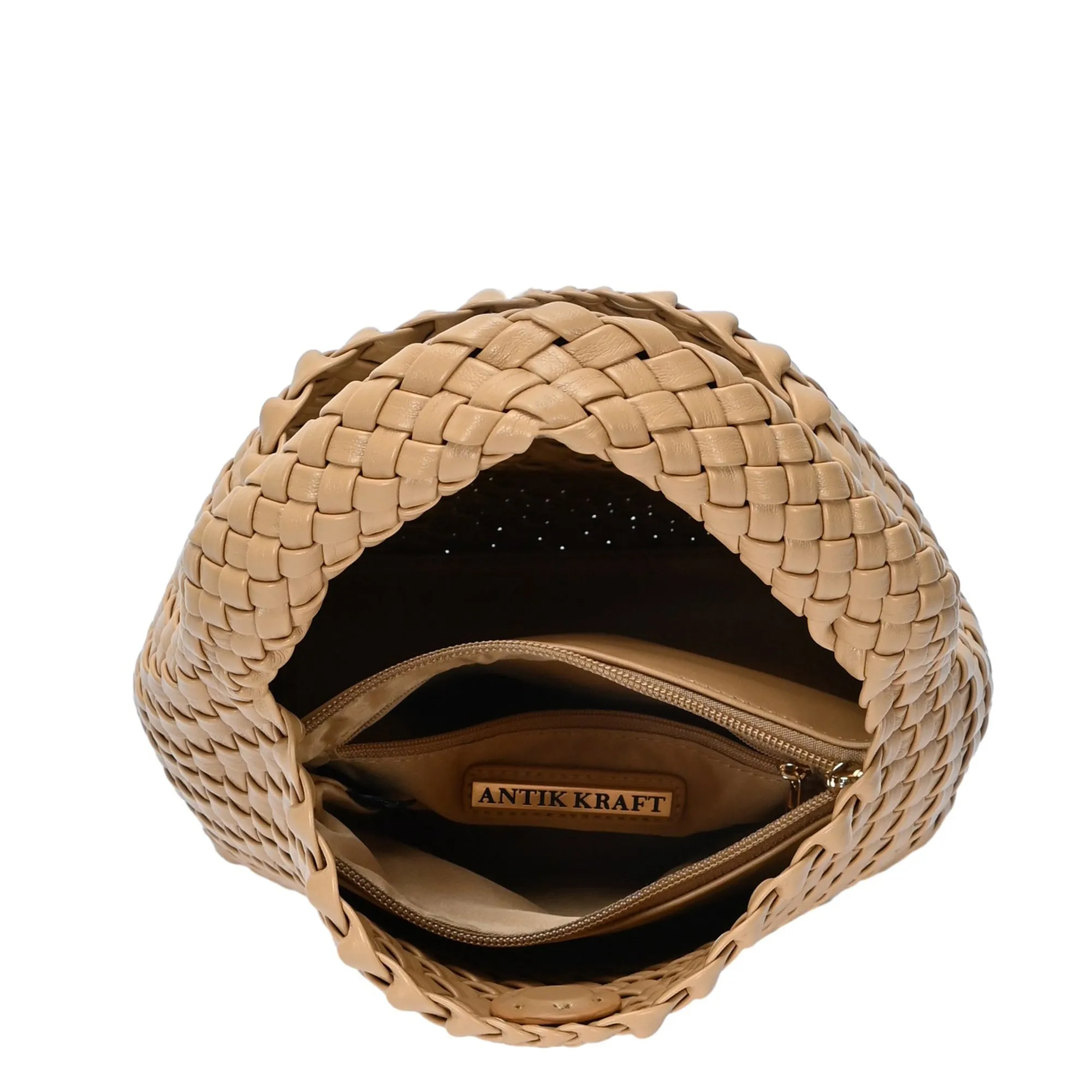 Parker 2 in 1 Woven Satchel Bag - Image 7