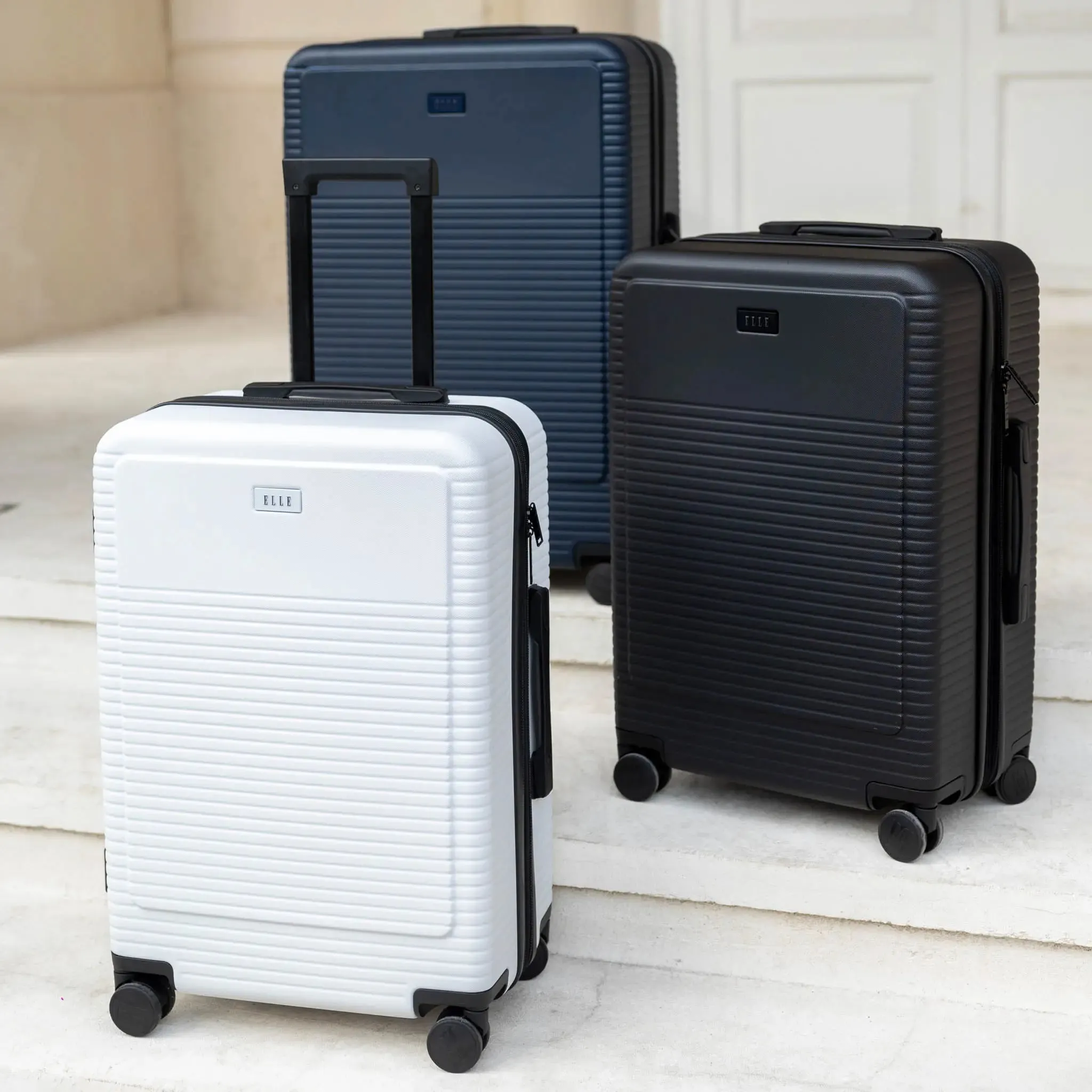 Passage 3 Piece Expandable Retro Luggage Set - Image 27