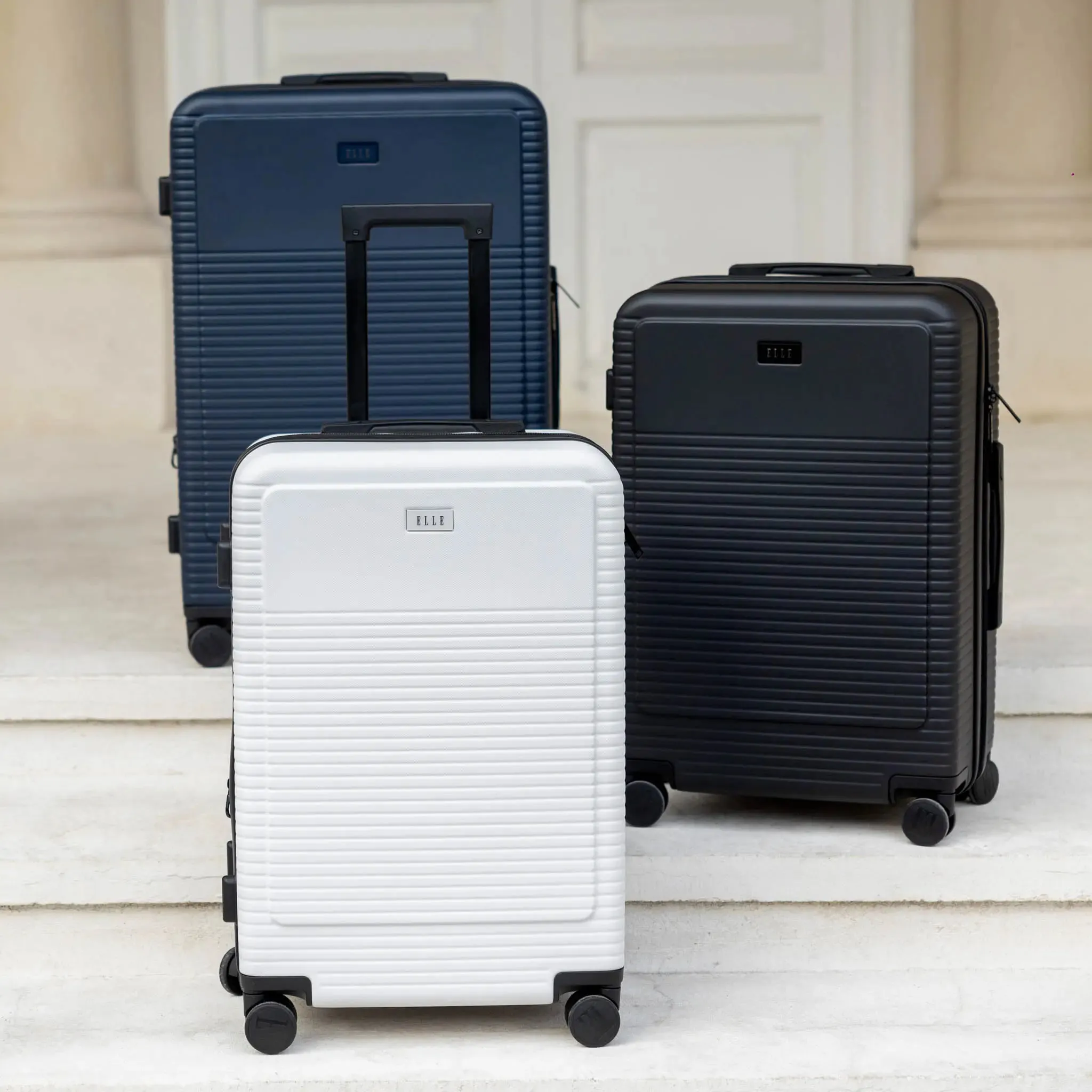 Passage 3 Piece Expandable Retro Luggage Set - Image 28