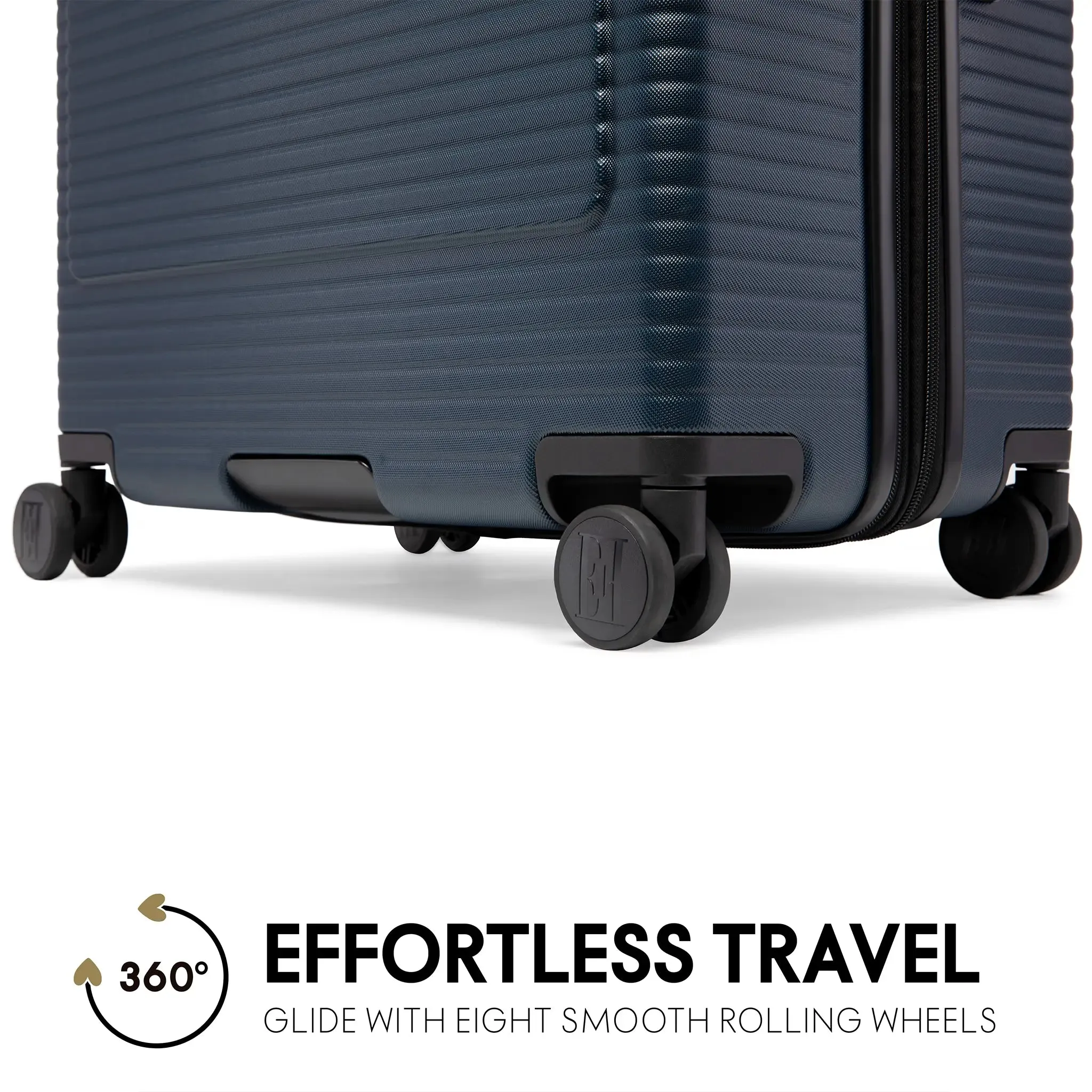 Passage 3 Piece Expandable Retro Luggage Set - Image 5