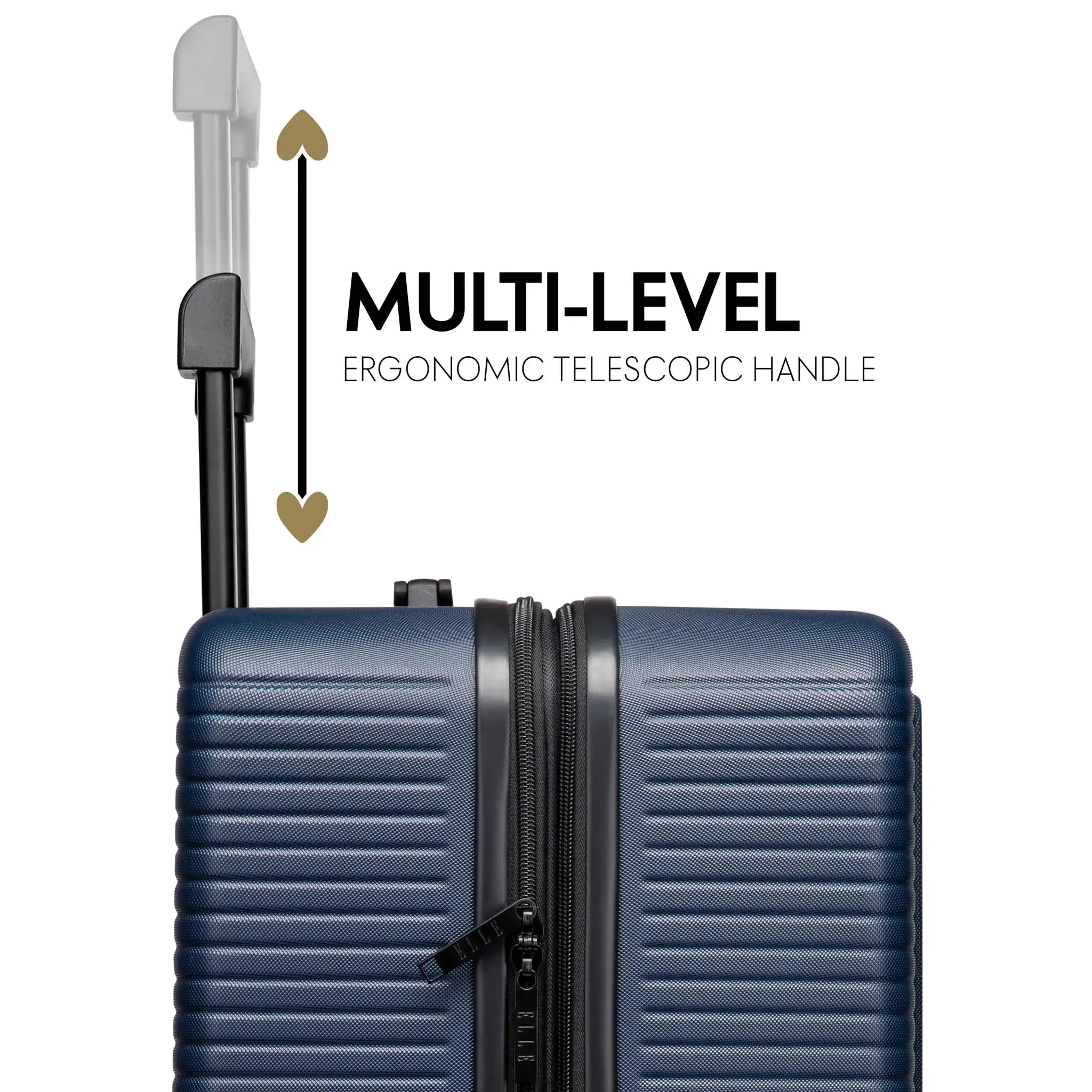 Passage 3 Piece Expandable Retro Luggage Set - Image 6