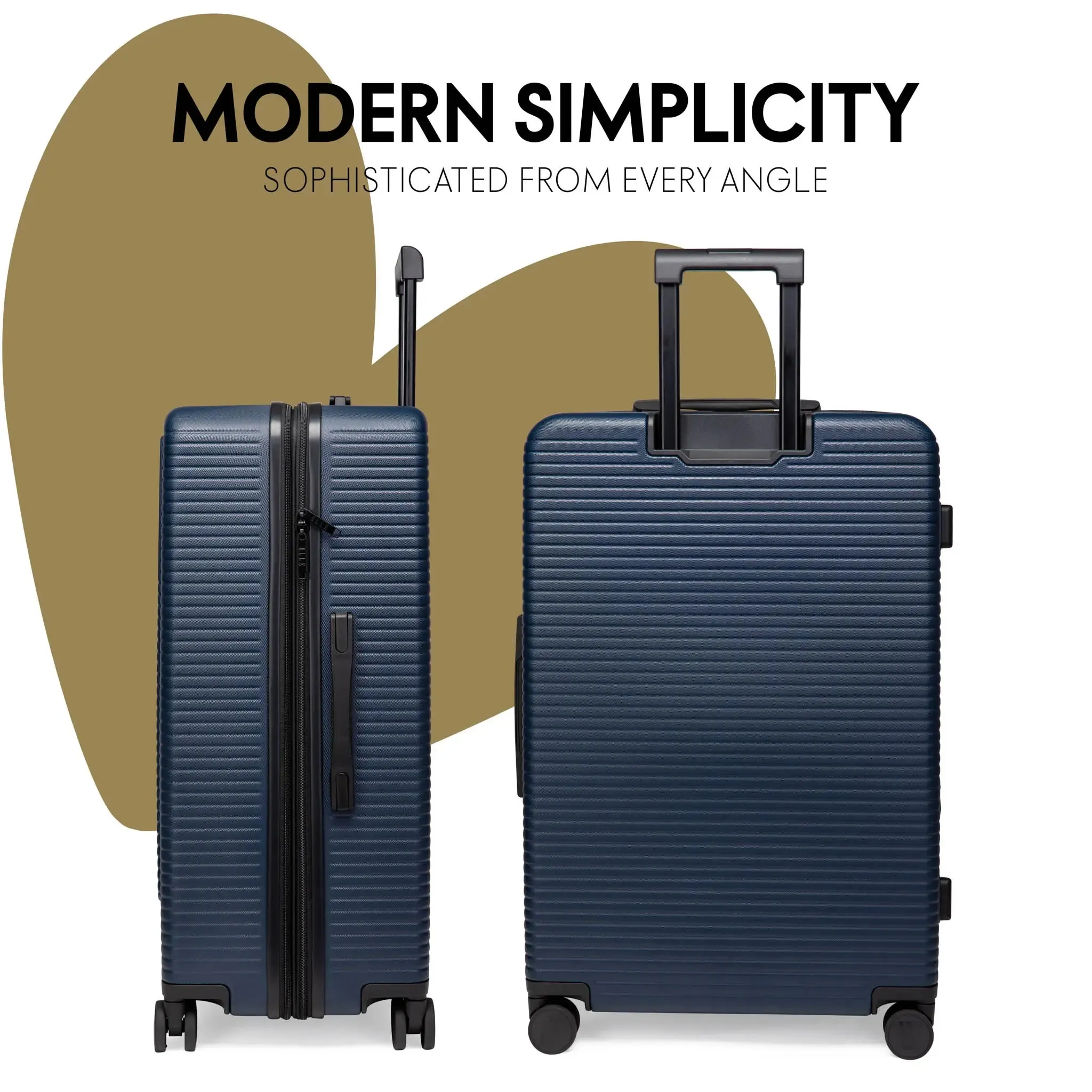 Passage 3 Piece Expandable Retro Luggage Set - Image 7