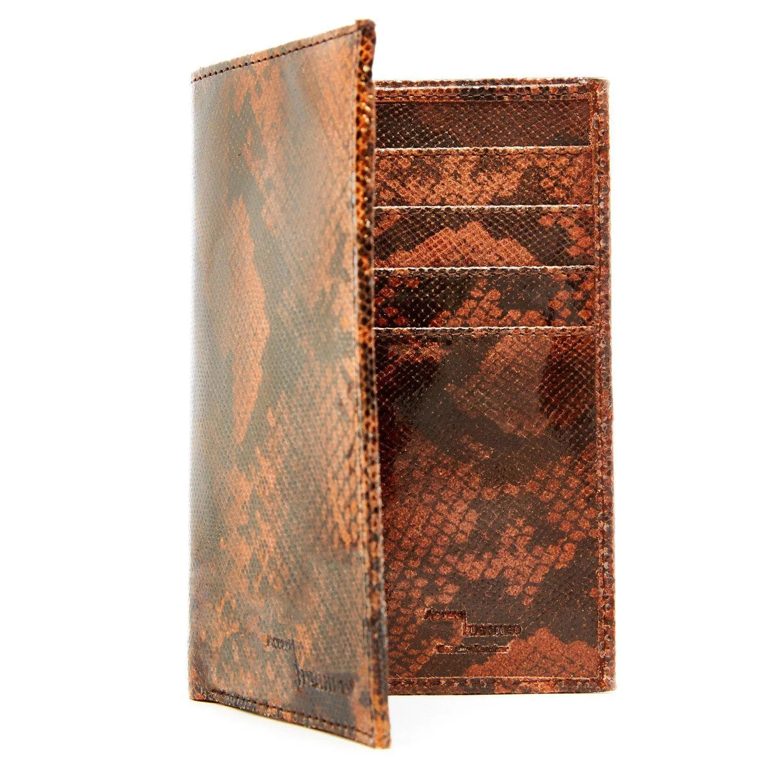 Leather Snakeskin Passport Holder - Image 12