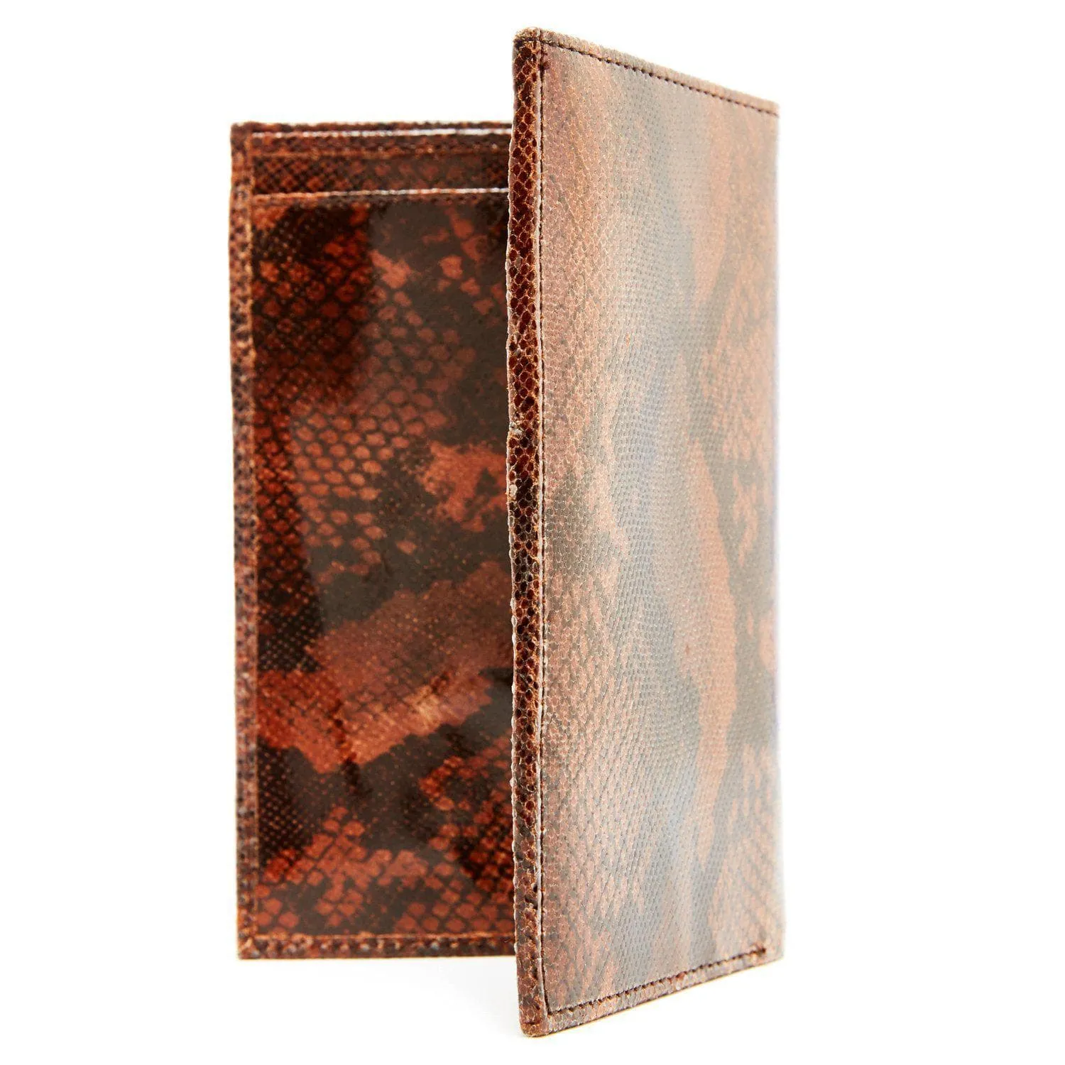 Leather Snakeskin Passport Holder - Image 13