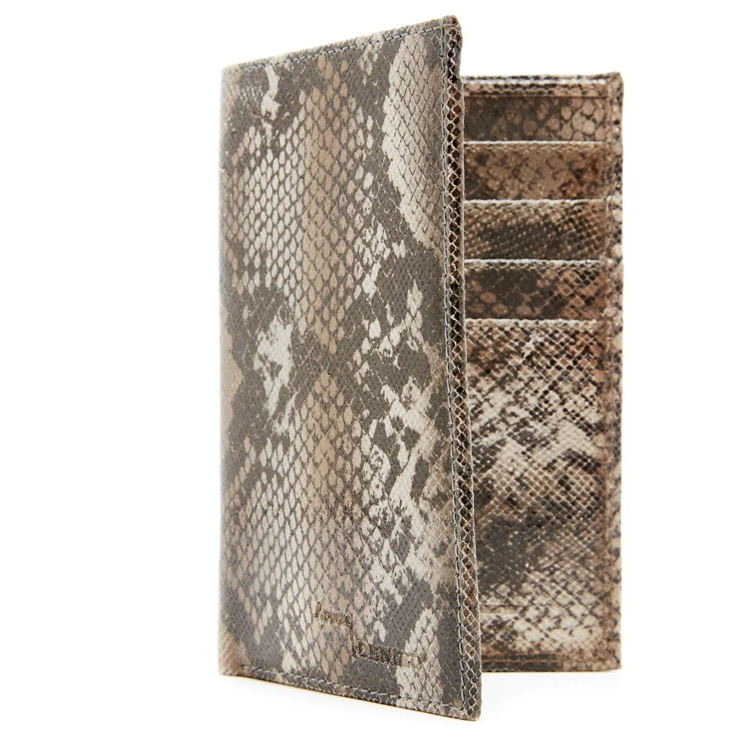 Leather Snakeskin Passport Holder - Image 3
