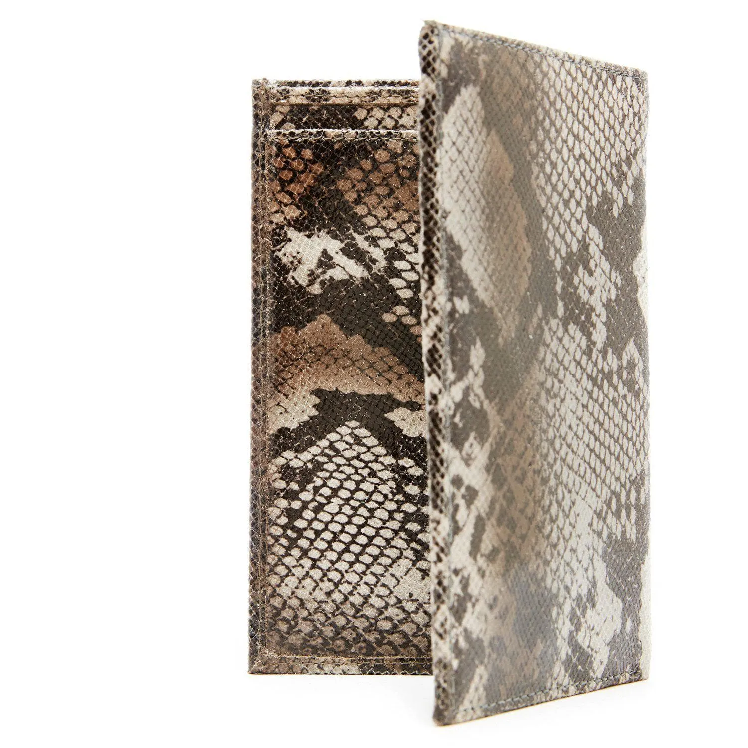 Leather Snakeskin Passport Holder - Image 4