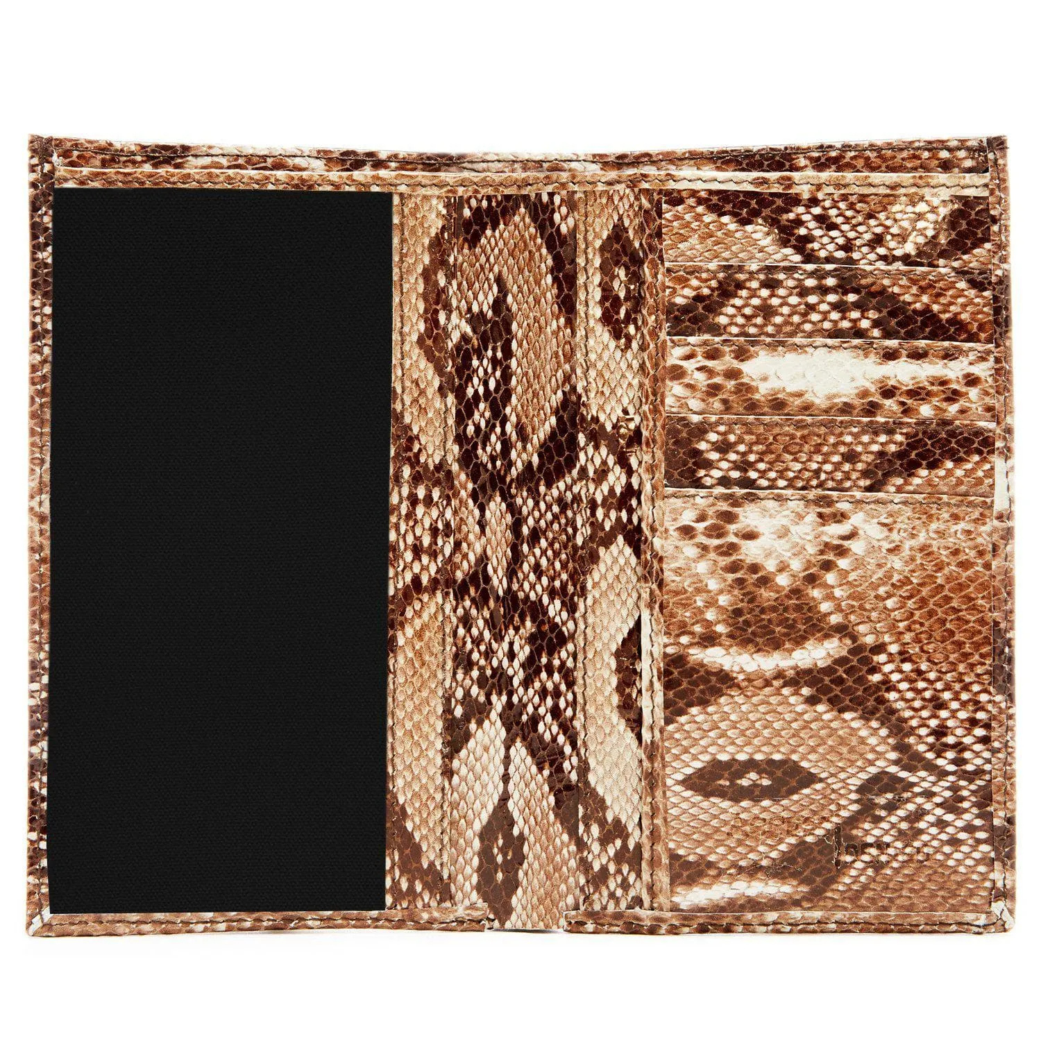 Leather Snakeskin Passport Holder - Image 6