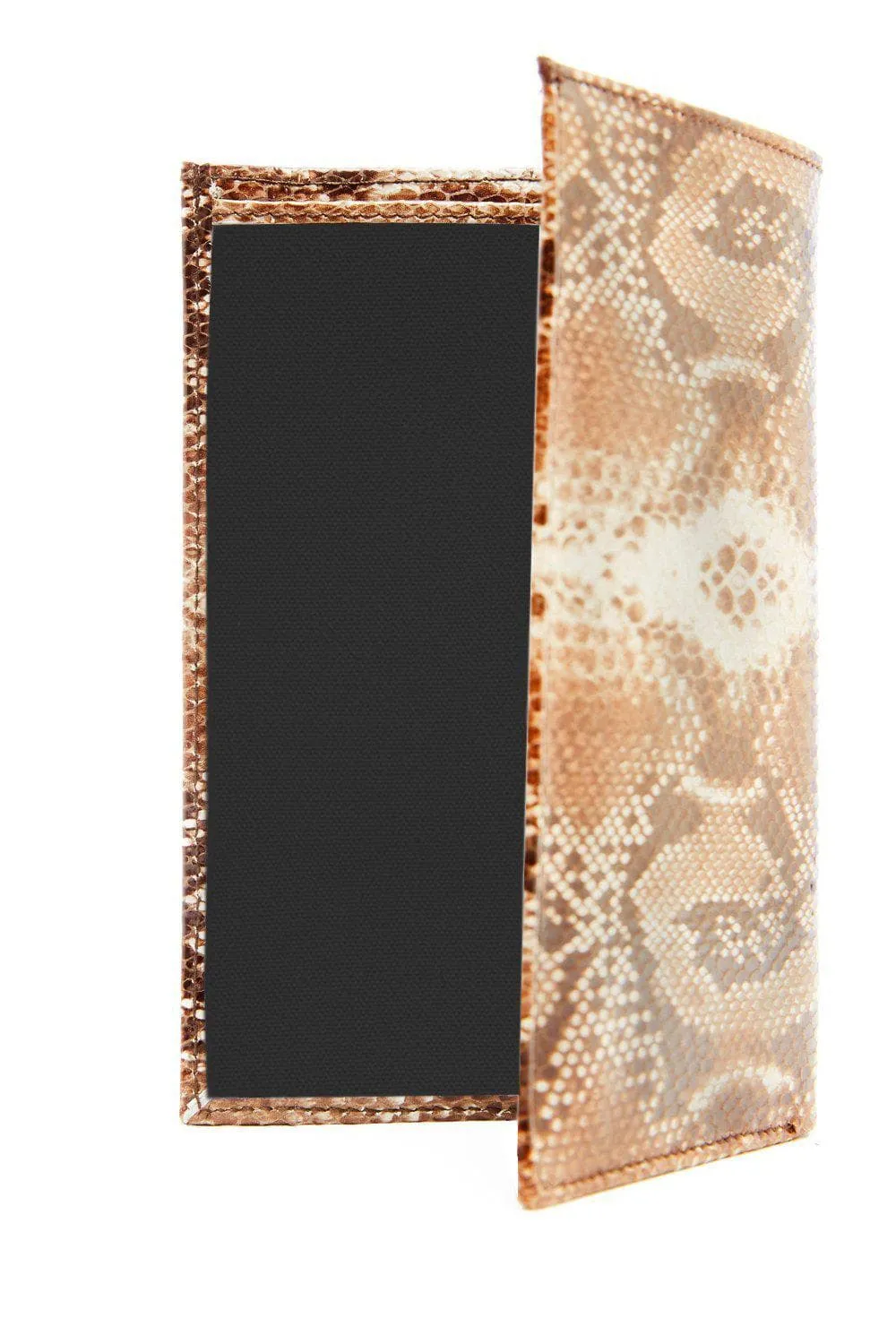 Leather Snakeskin Passport Holder - Image 8