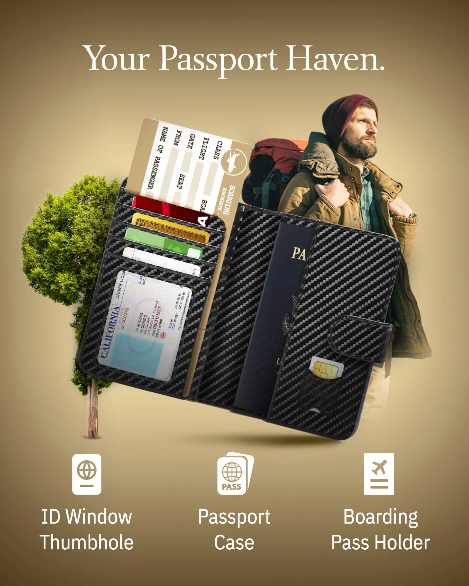 Vegan Leather Passport Holder - Image 17