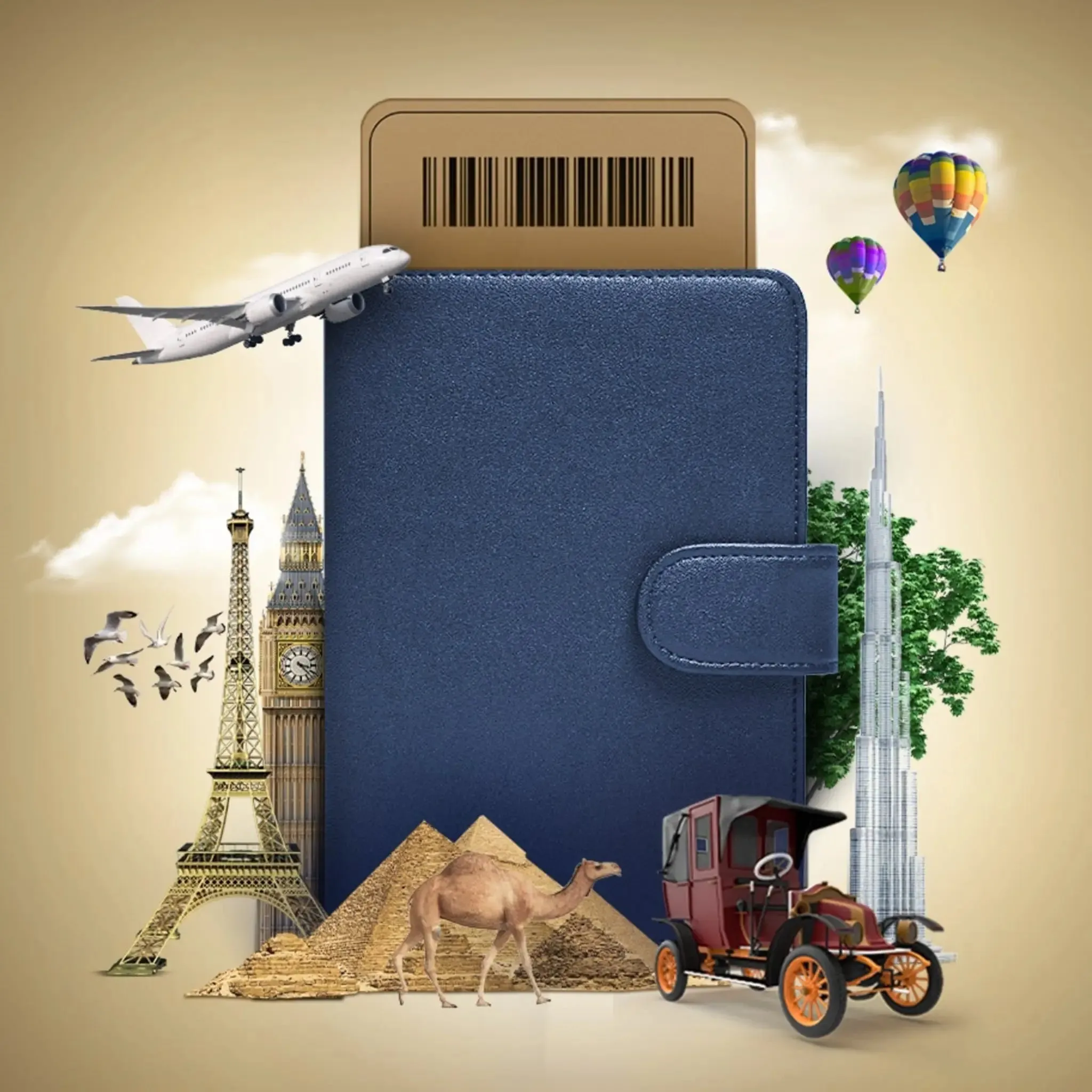 Vegan Leather Passport Holder - Image 2