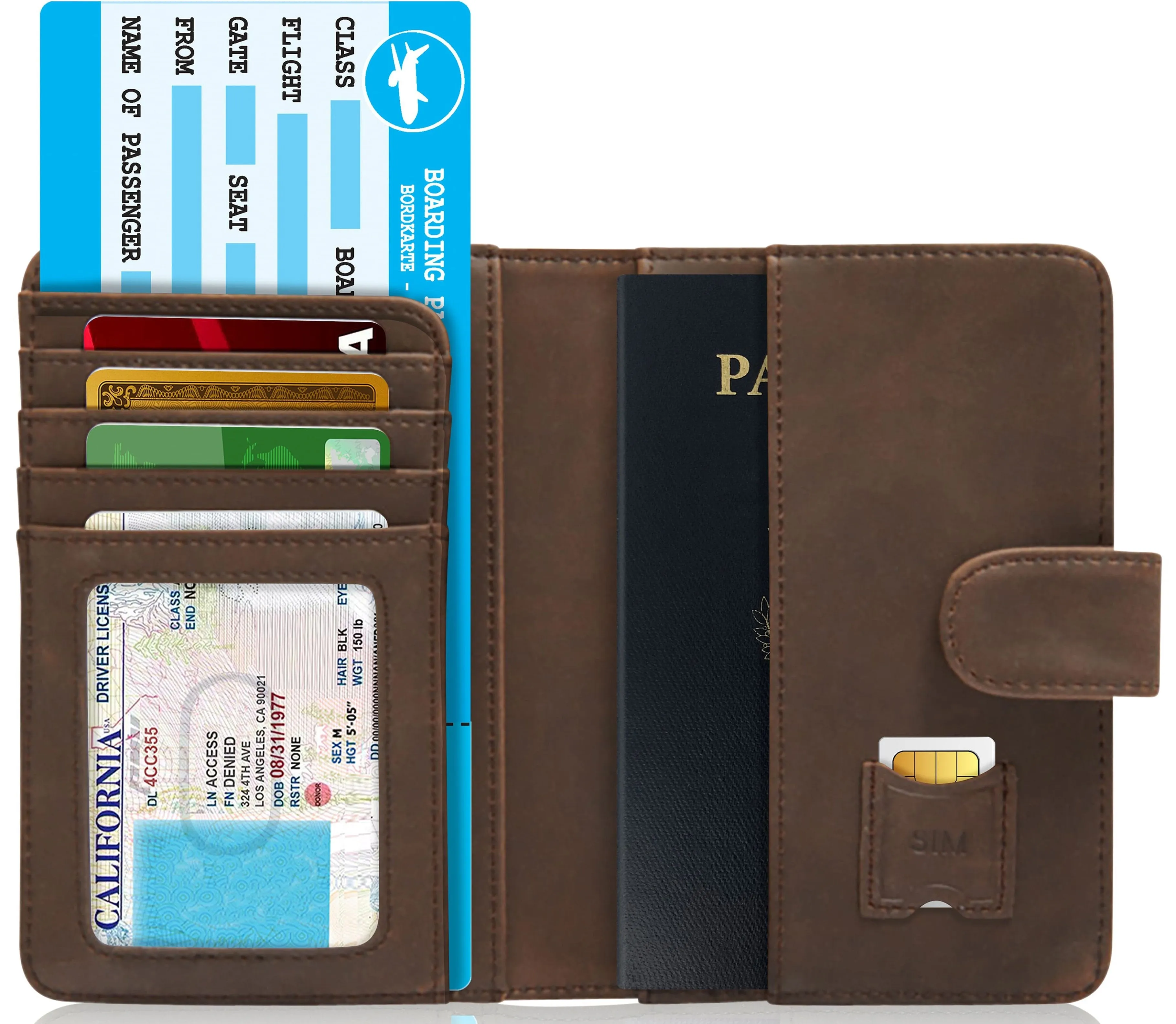 Vegan Leather Passport Holder - Image 27