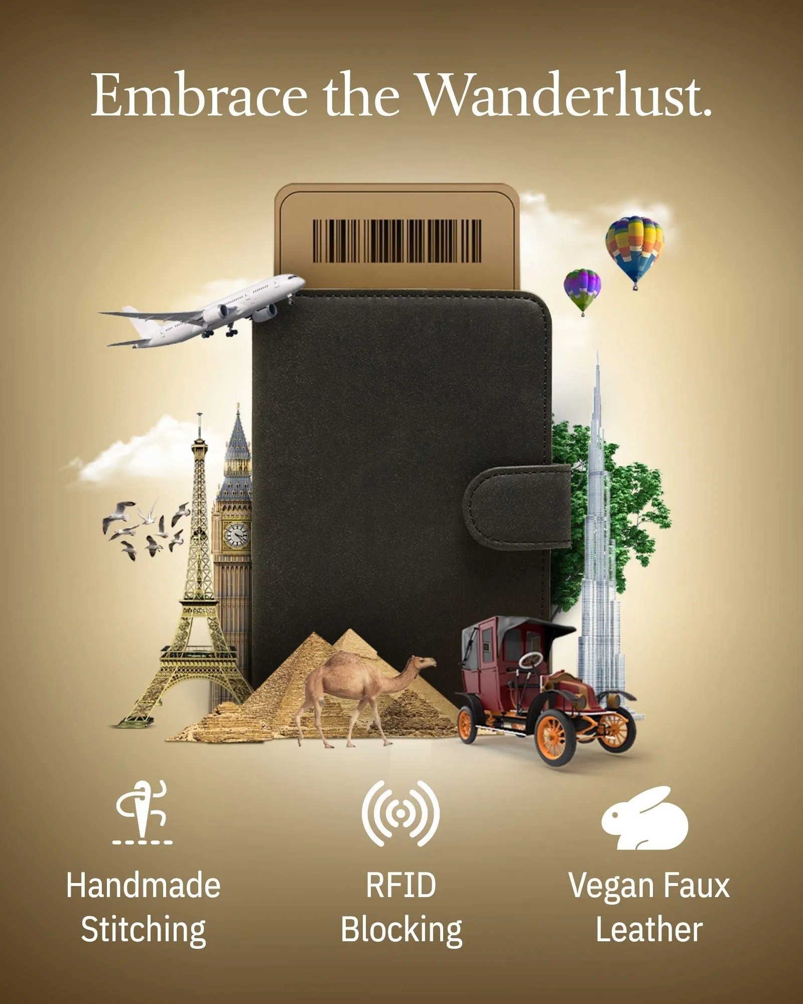 Vegan Leather Passport Holder - Image 34