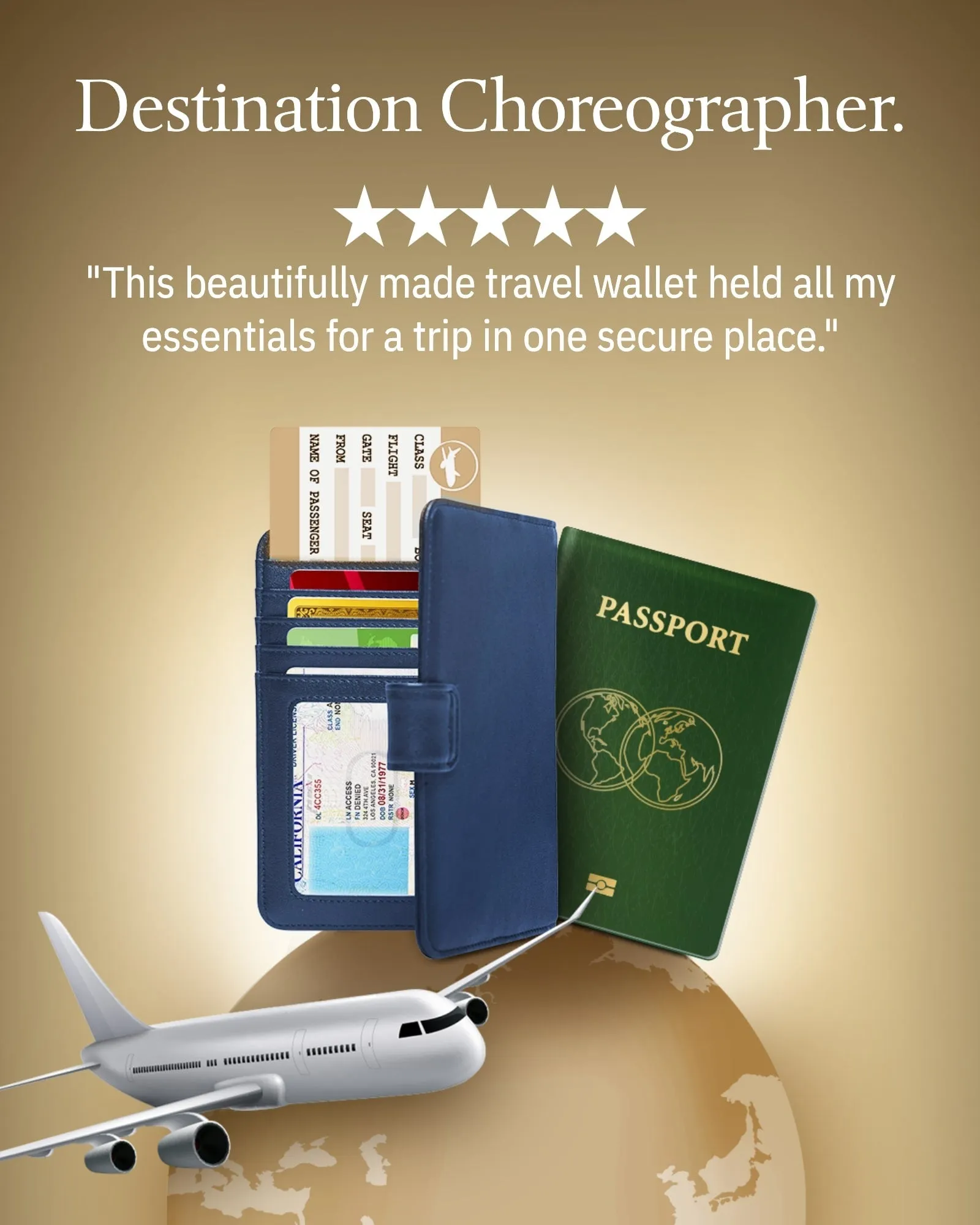 Vegan Leather Passport Holder - Image 5