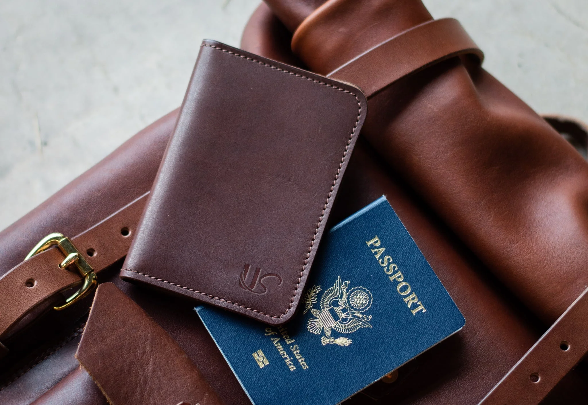 Passport Wallet – Full-Grain Leather Travel Companion - Image 3
