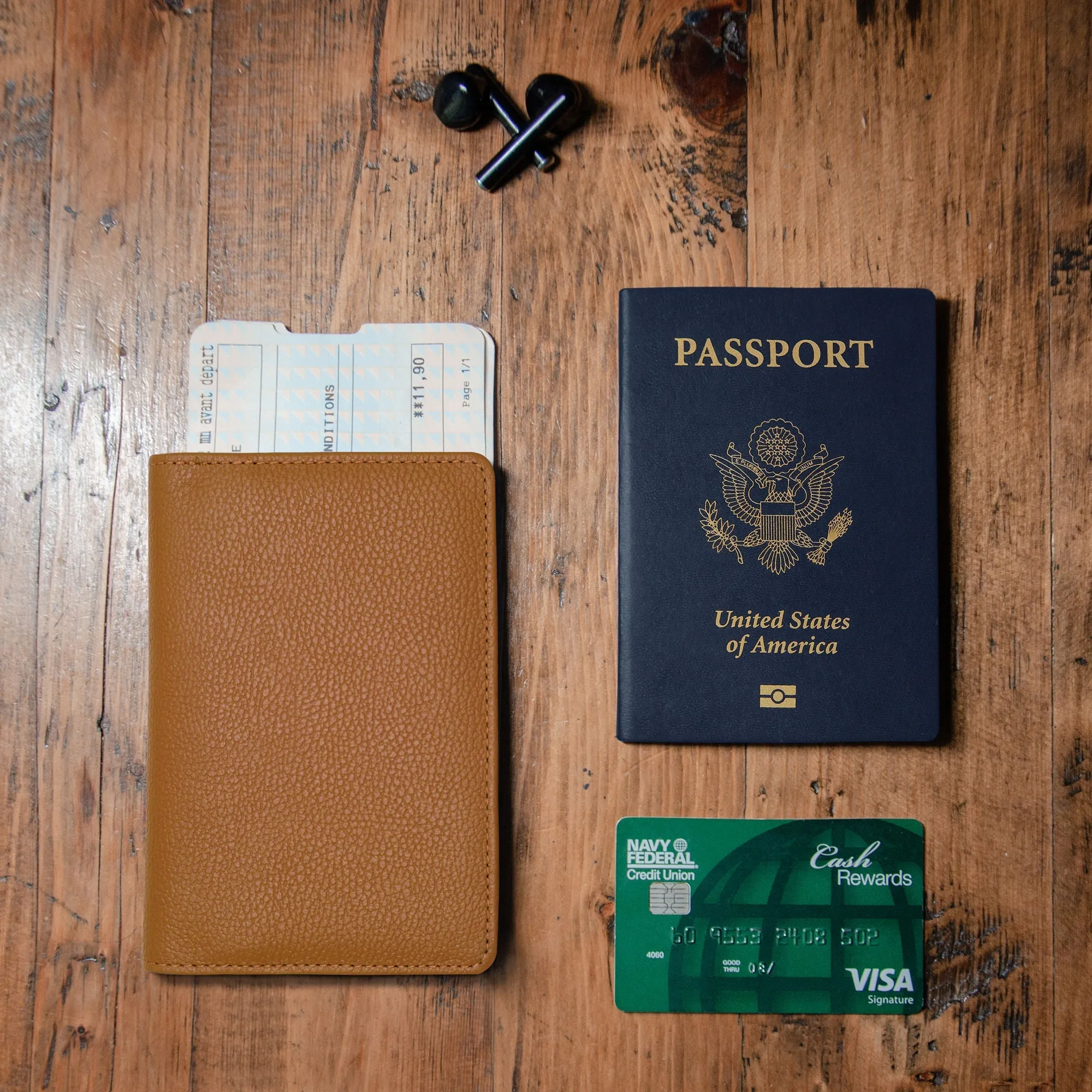 Passport Wallets - Boarding Pass, Cards, Cash, Coins, AirTag (American Flag optional) - Image 41