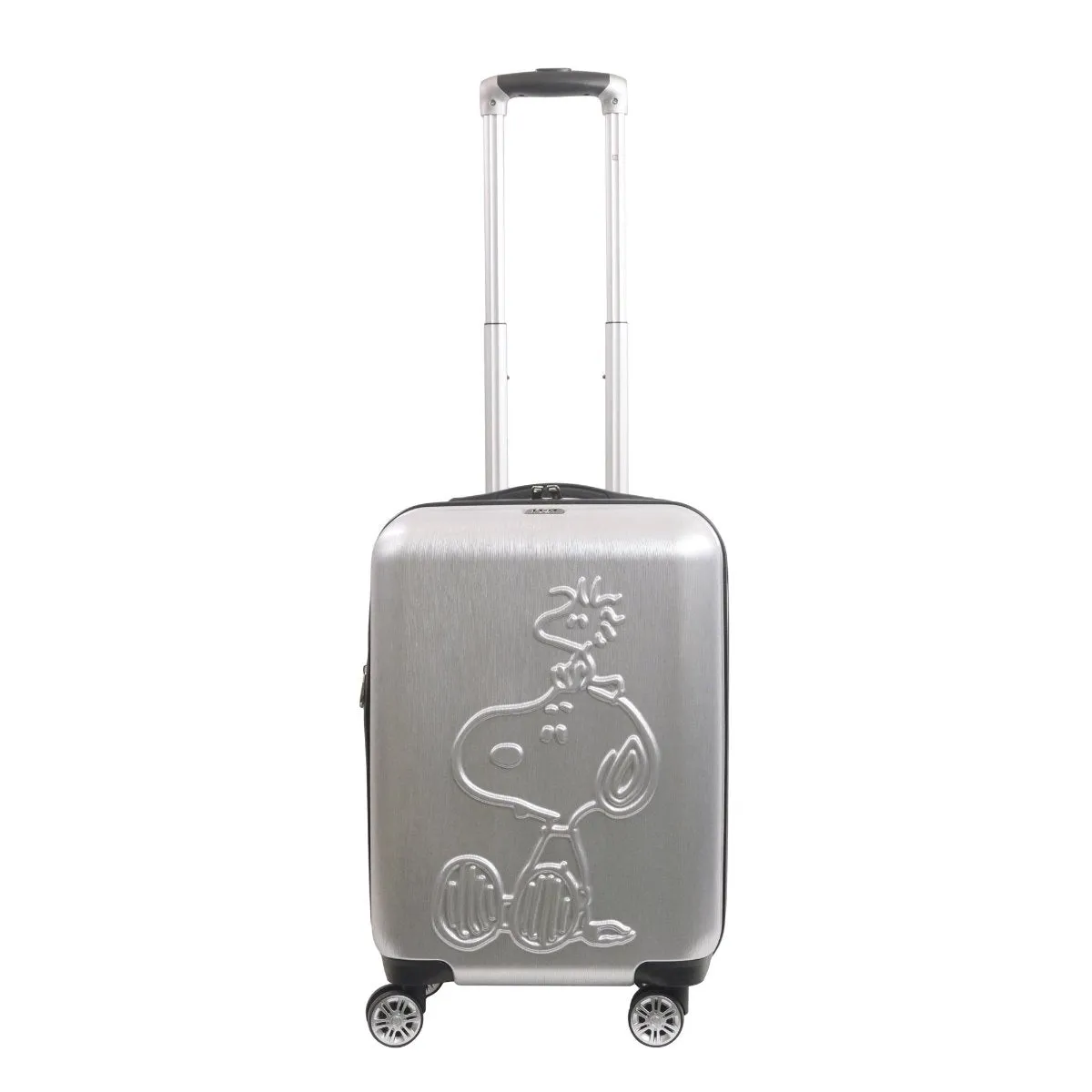 Peanuts Snoopy & Woodstock Silver 22" Carry-on Spinner Luggage - Image 3