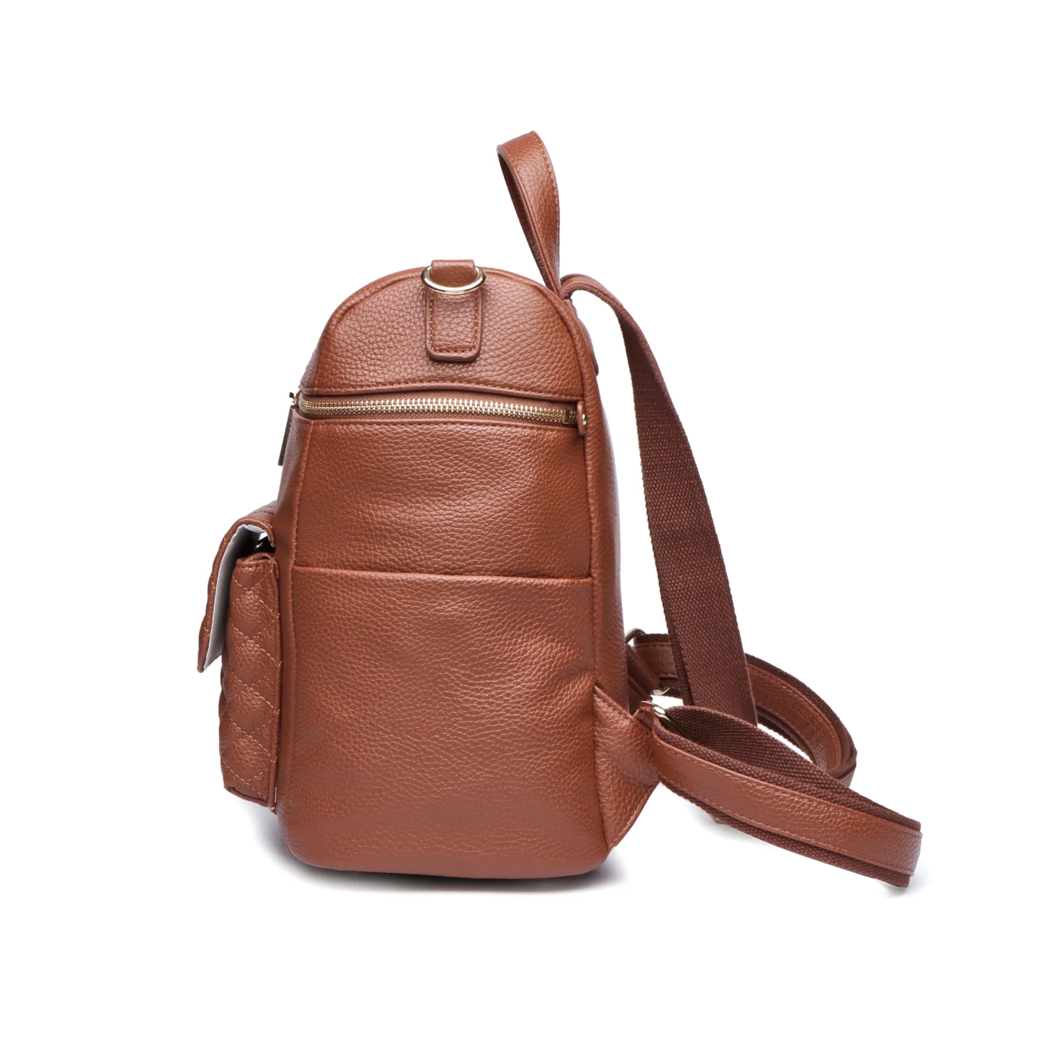 Petit Monaco Diaper Bag | Caramel Brown - Image 5