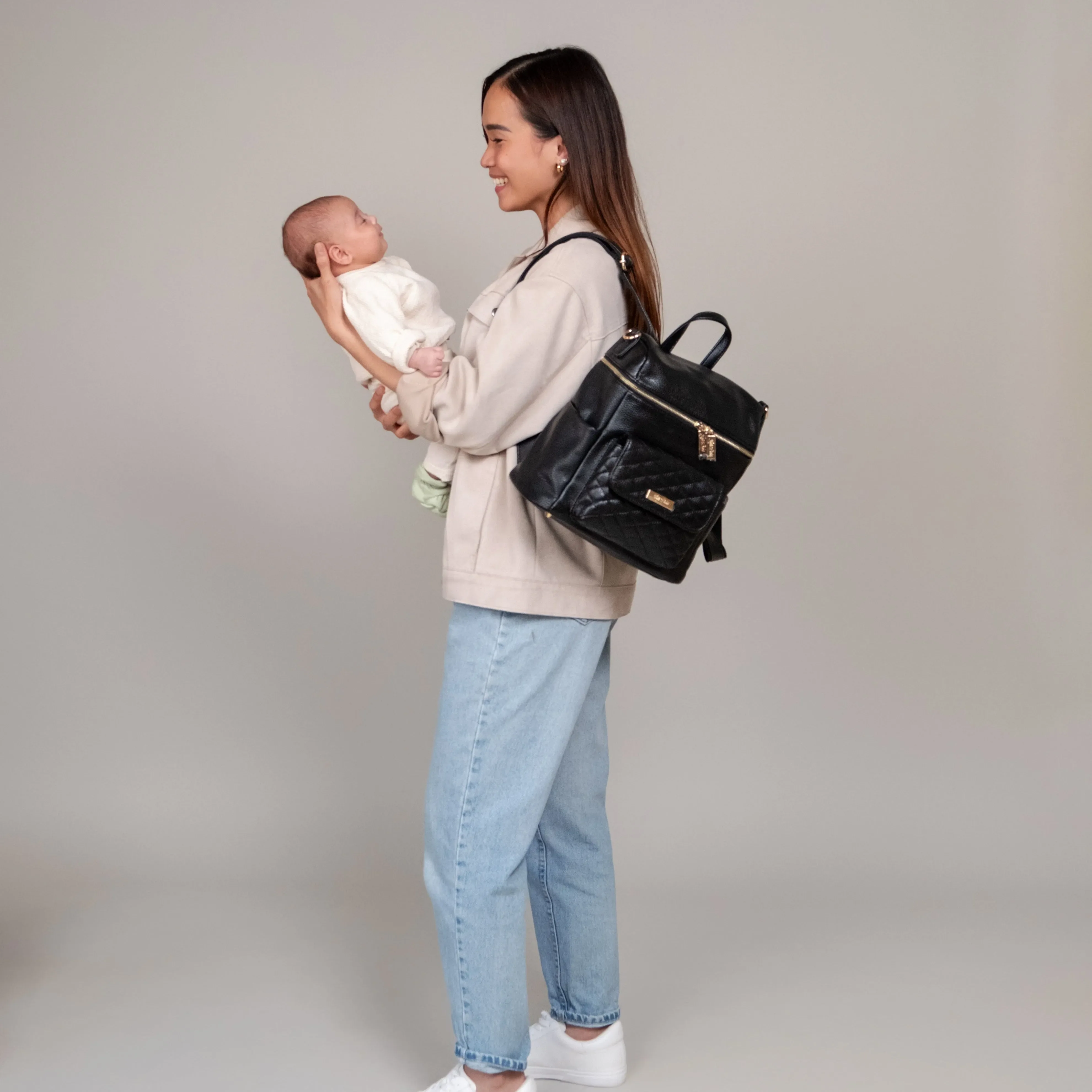 Petit Monaco Diaper Bag | Ebony Black - Image 2