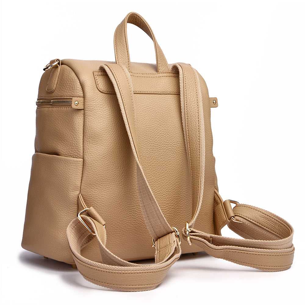 Petit Monaco Backpack Diaper Bag | Latte - Image 3