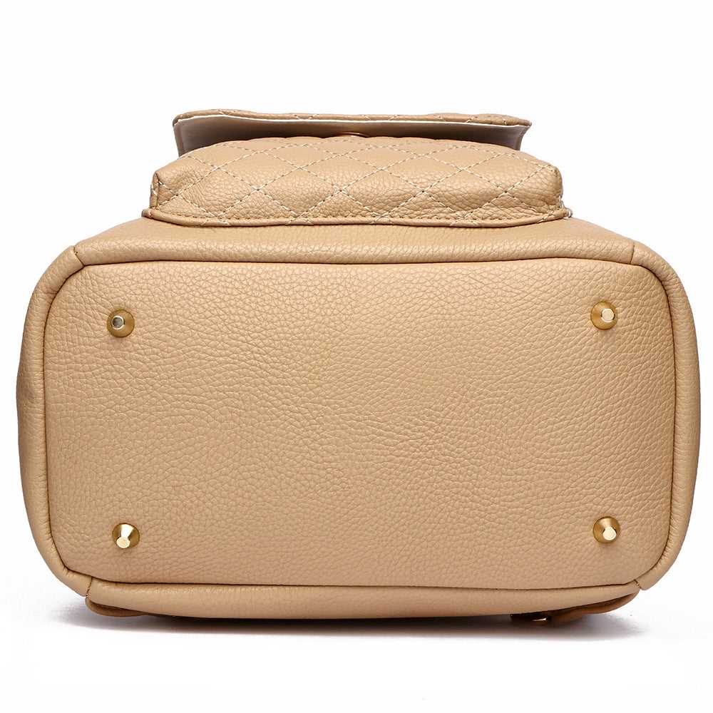 Petit Monaco Backpack Diaper Bag | Latte - Image 5
