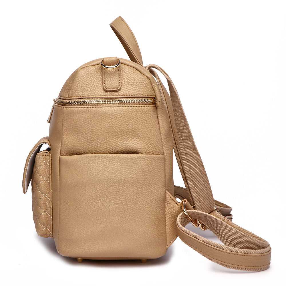 Petit Monaco Backpack Diaper Bag | Latte - Image 7