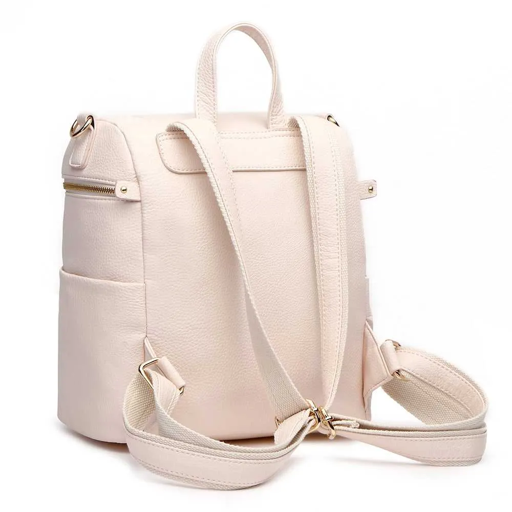 Petit Monaco Backpack Diaper Bag | Pastel Pink - Image 2
