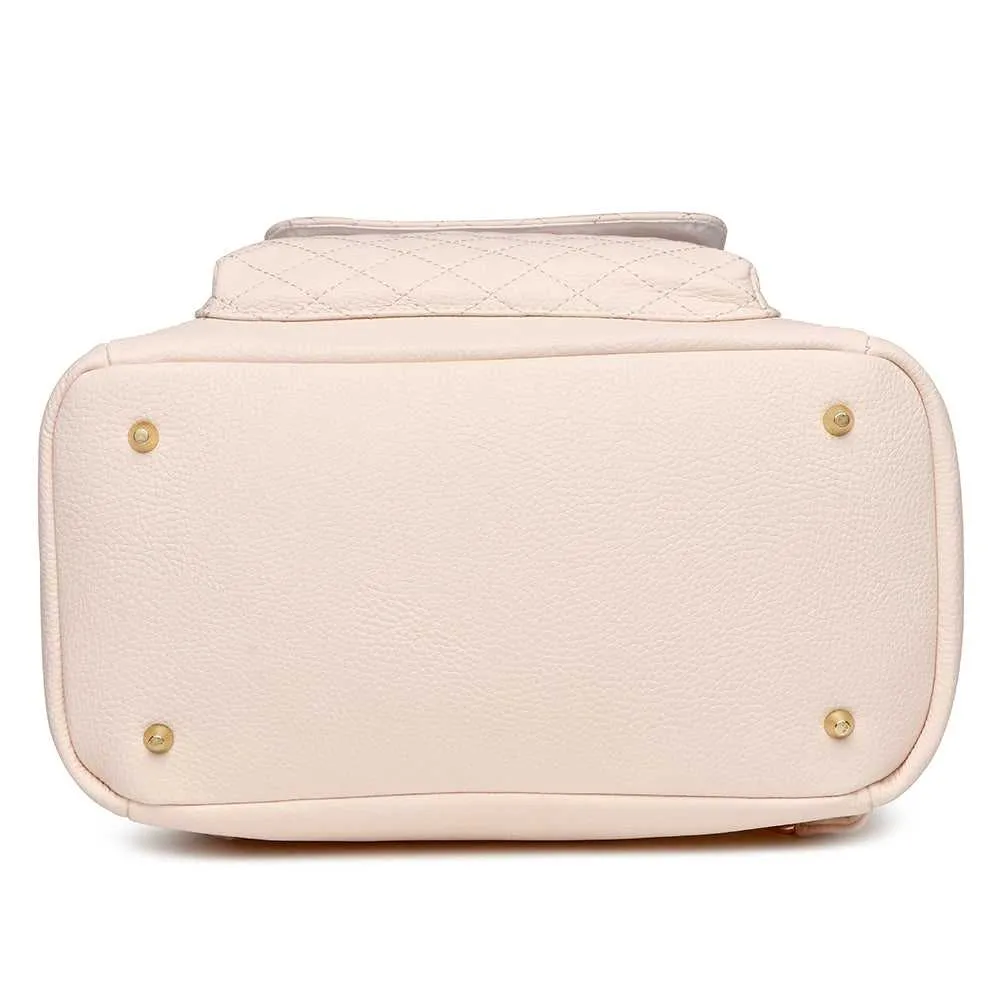 Petit Monaco Backpack Diaper Bag | Pastel Pink - Image 8