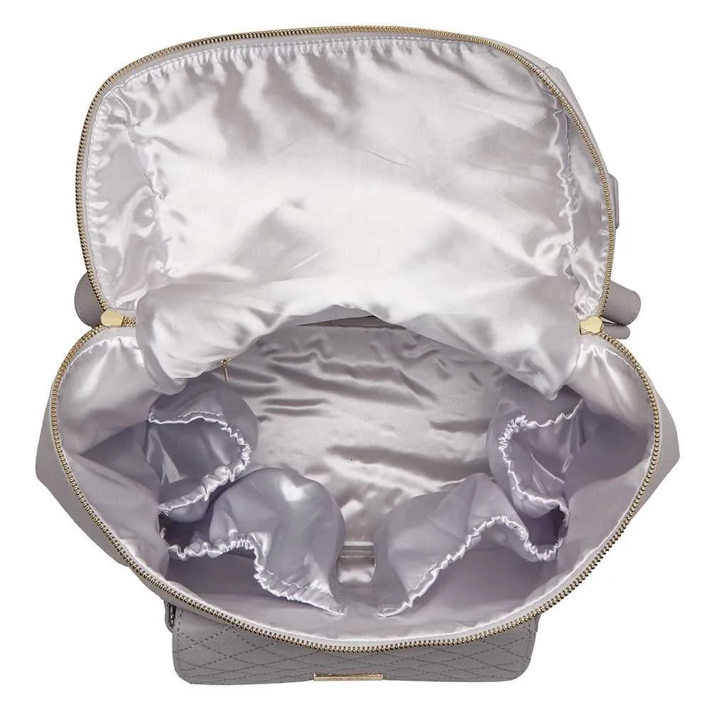 Petit Monaco Backpack Diaper Bag | Stone Grey - Image 4