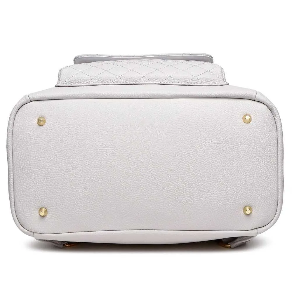 Petit Monaco Backpack Diaper Bag | Stone Grey - Image 8