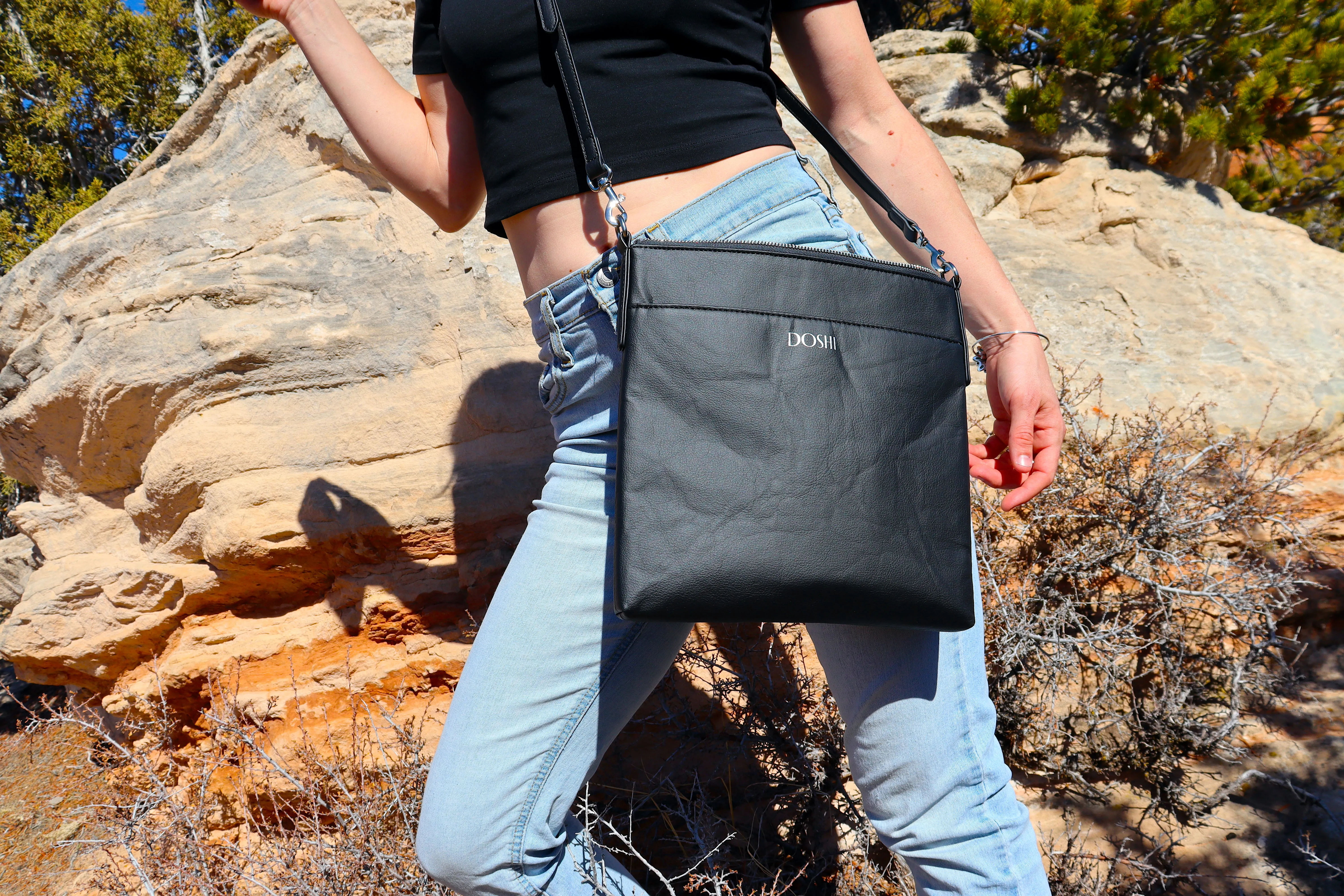 Pinatex Vegan Crossbody Pouch - Image 2