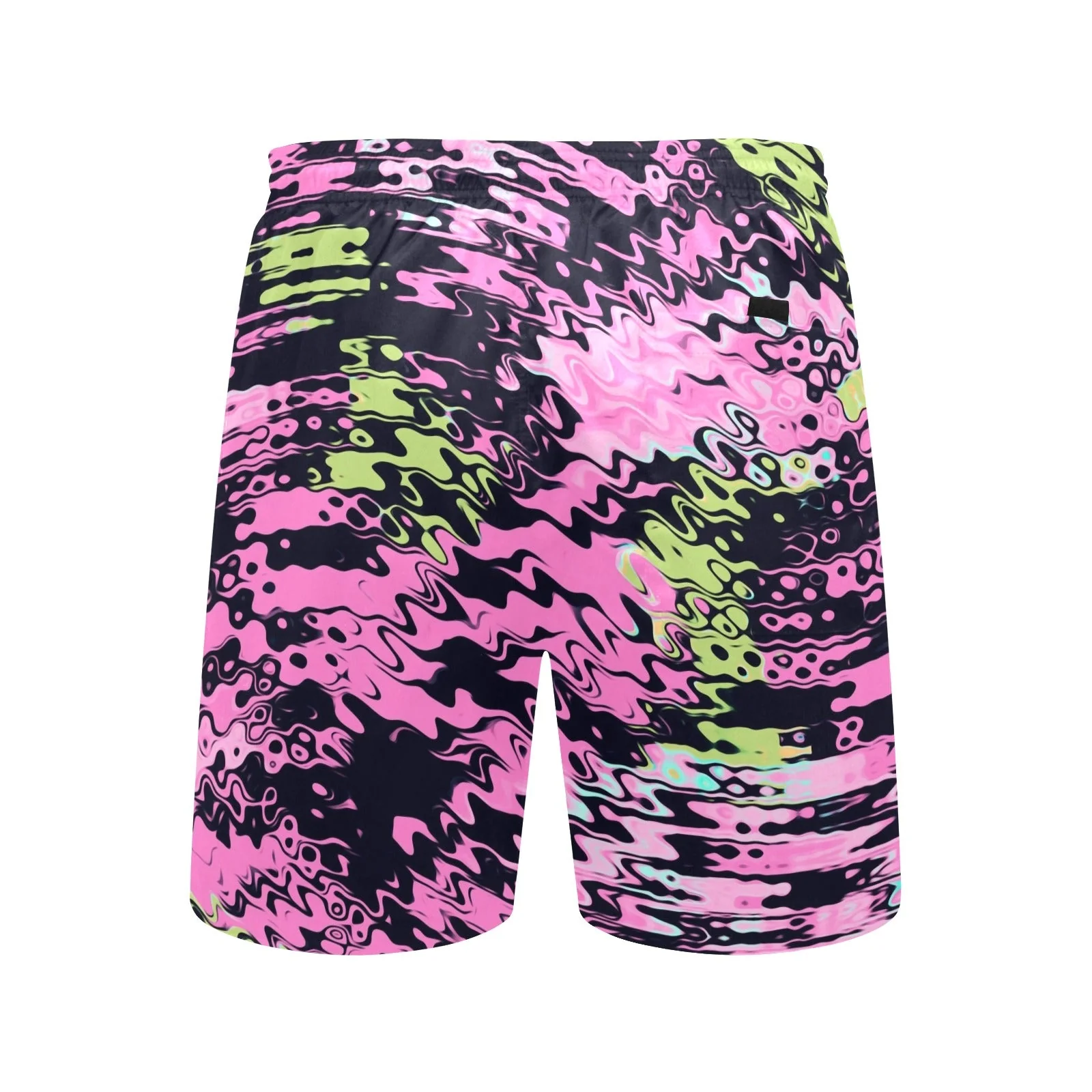 Pink Bubble Gum Slime Rave Drip Swim Shorts - Image 4
