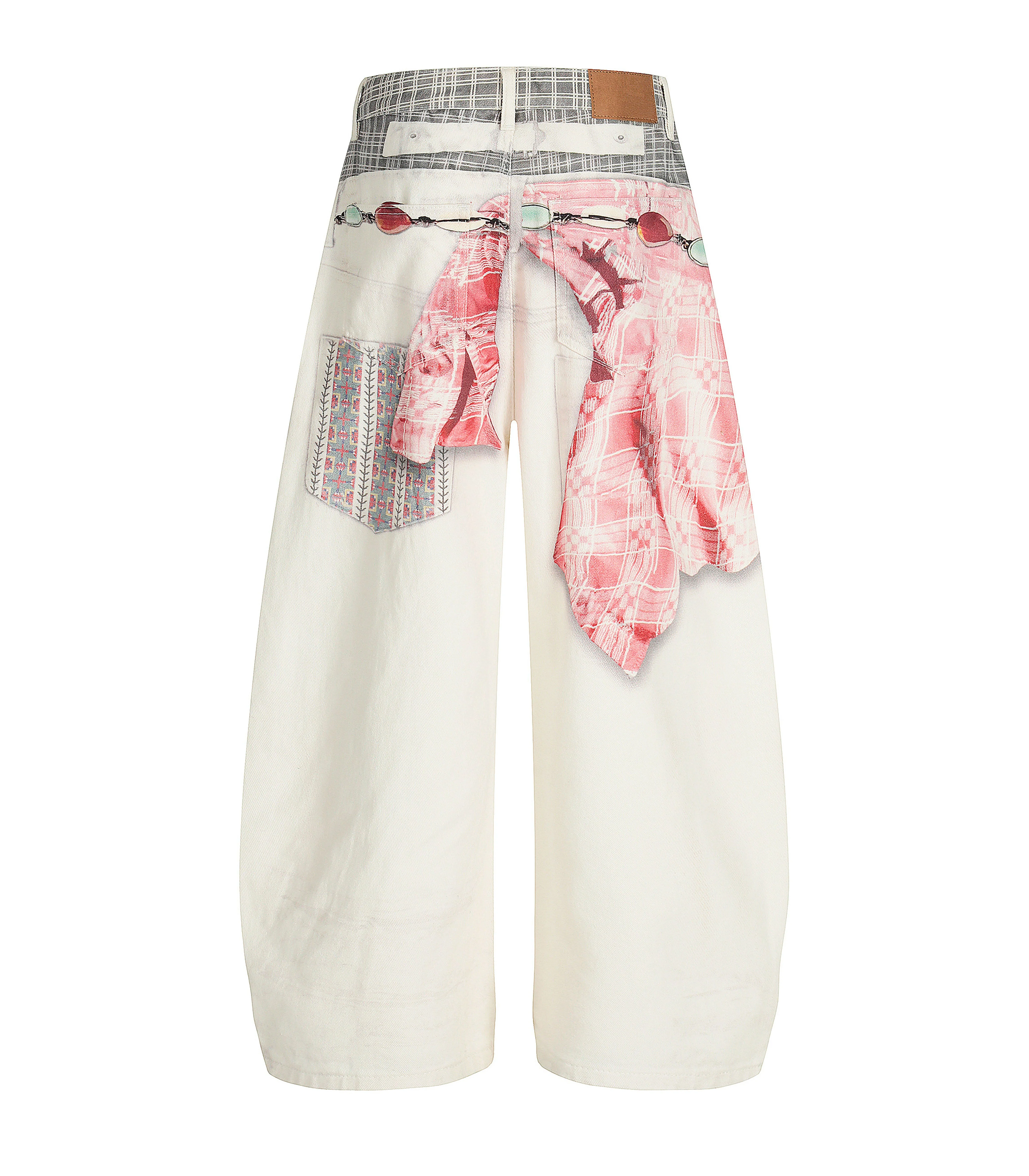 PINK SAGGED DENIM - Image 2