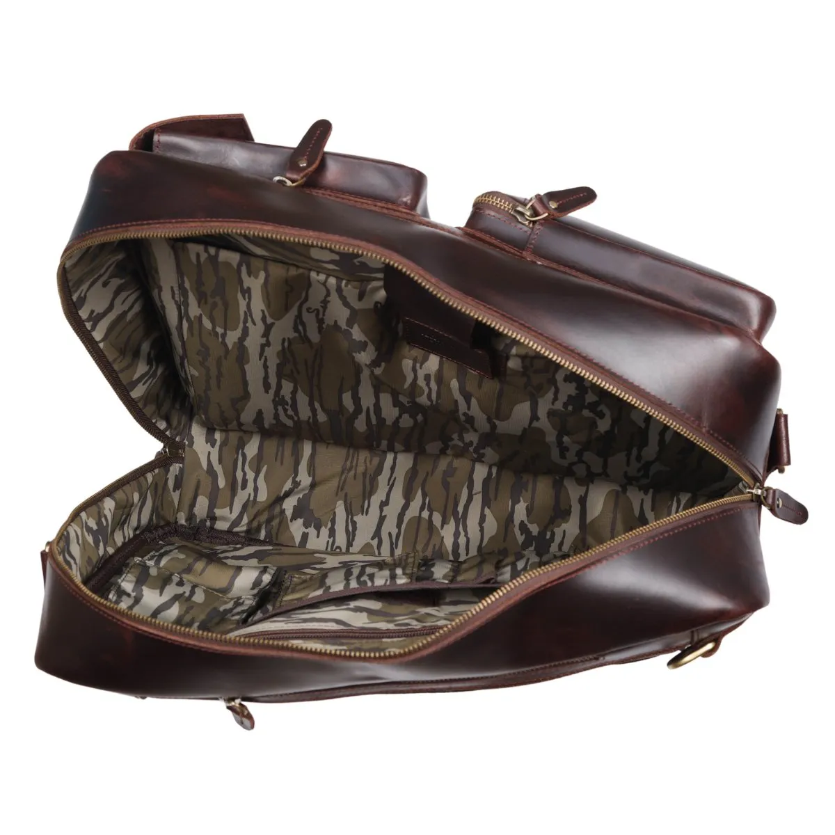 Pintallard" An Original Bottomland Full Grain Buffalo Leather Hybrid Briefcase/Backpack - Image 3