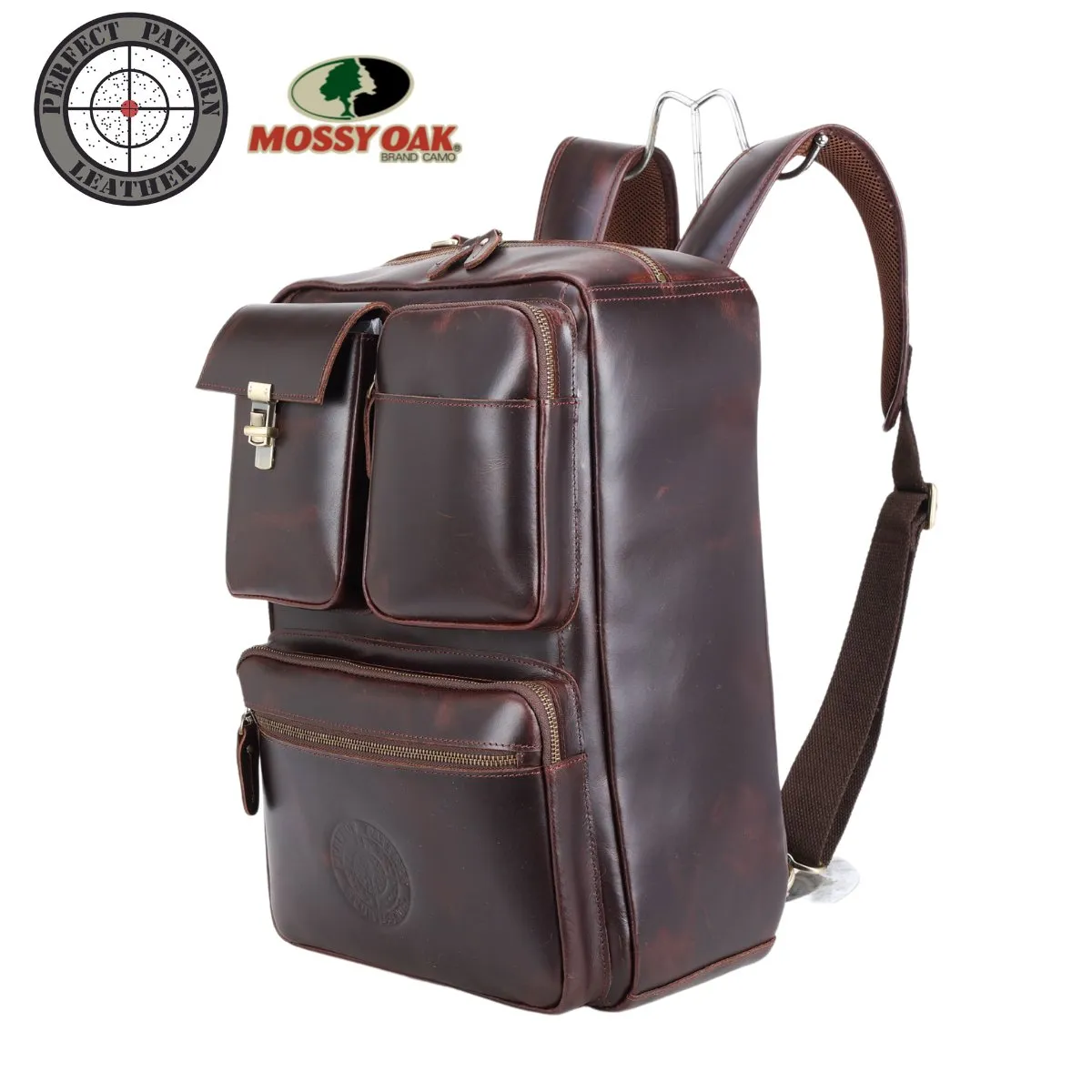 Pintallard" An Original Bottomland Full Grain Buffalo Leather Hybrid Briefcase/Backpack - Image 4