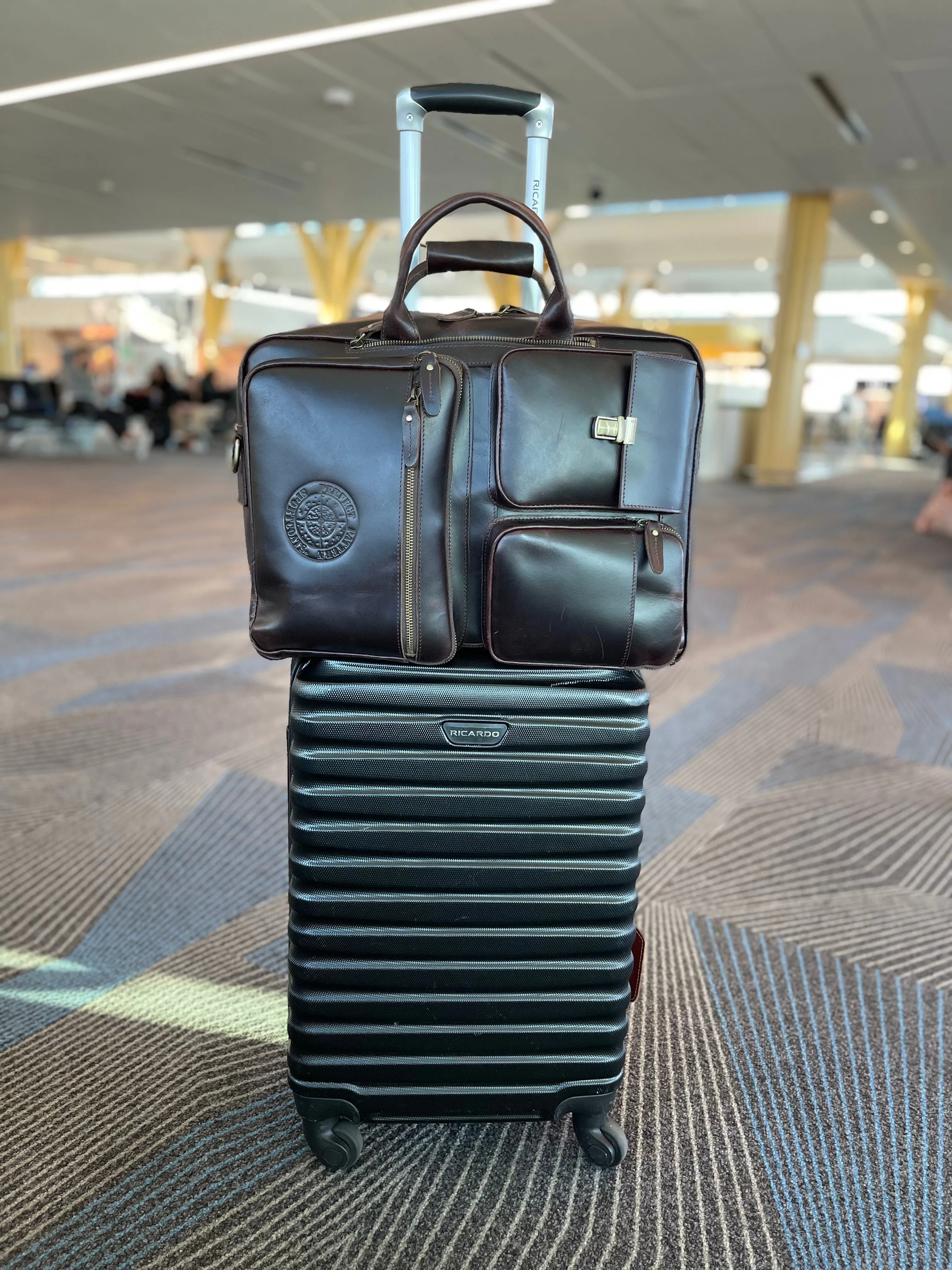 Pintallard" An Original Bottomland Full Grain Buffalo Leather Hybrid Briefcase/Backpack - Image 6