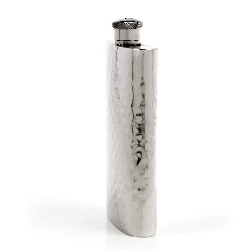 Pioneer 22-Gauge Solid Pewter 9oz Flask - Image 19