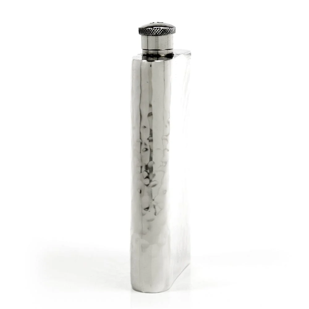 Pioneer 22-Gauge Solid Pewter 9oz Flask - Image 24