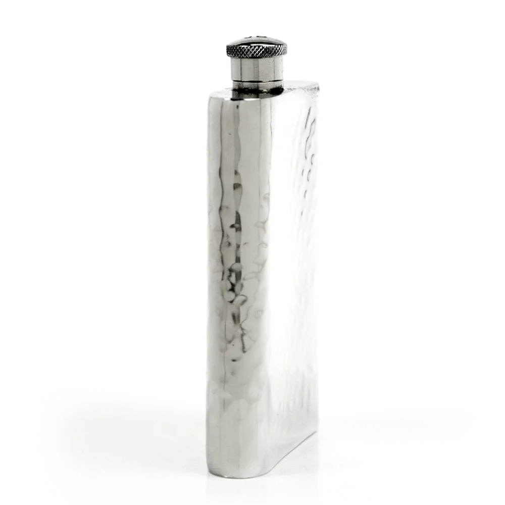 Pioneer 22-Gauge Solid Pewter 9oz Flask - Image 25