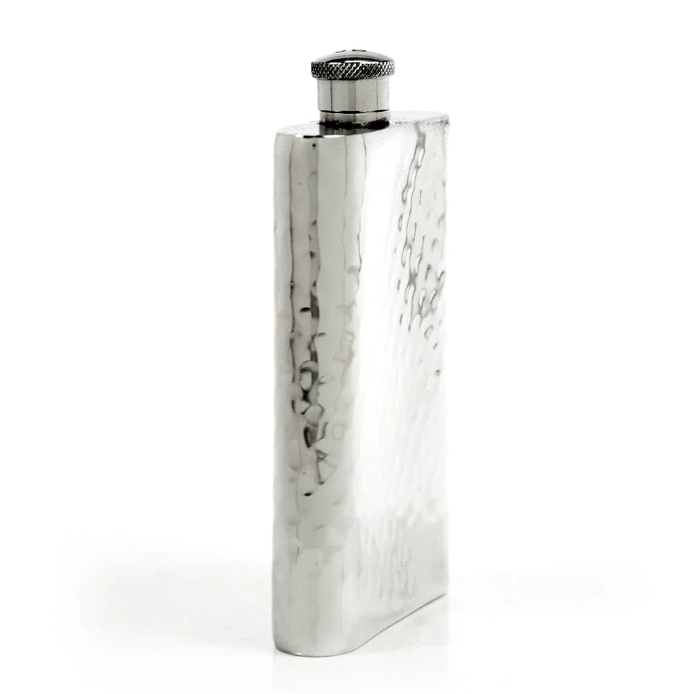 Pioneer 22-Gauge Solid Pewter 9oz Flask - Image 26