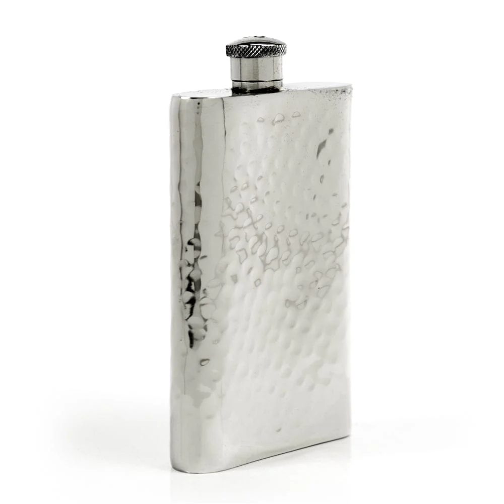 Pioneer 22-Gauge Solid Pewter 9oz Flask - Image 30