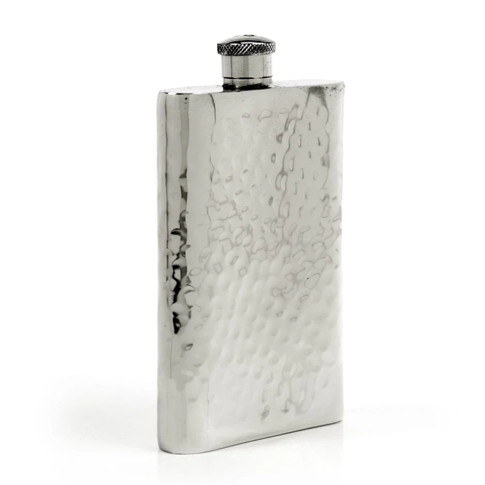 Pioneer 22-Gauge Solid Pewter 9oz Flask - Image 31