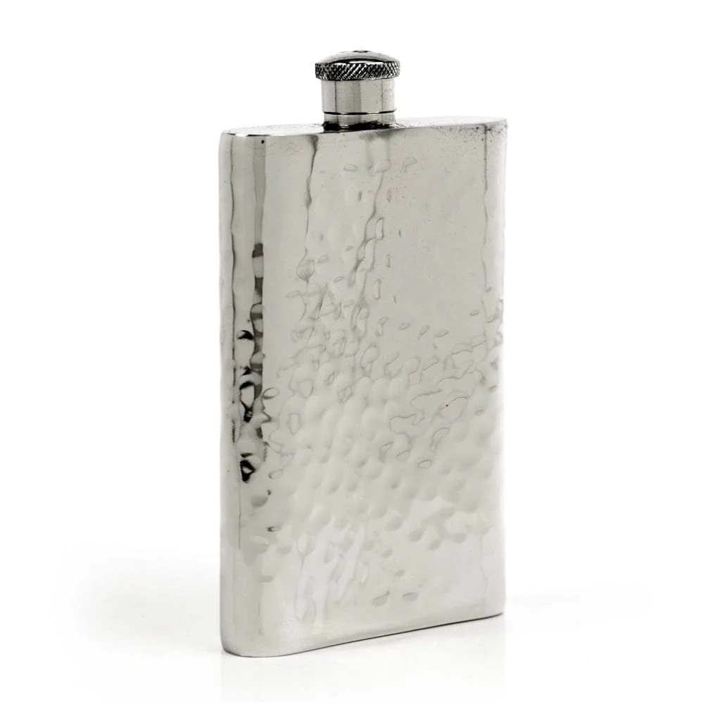 Pioneer 22-Gauge Solid Pewter 9oz Flask - Image 32