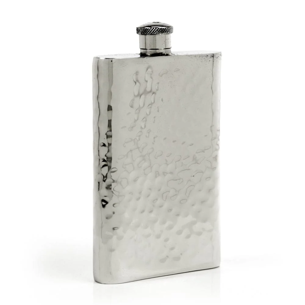Pioneer 22-Gauge Solid Pewter 9oz Flask - Image 33