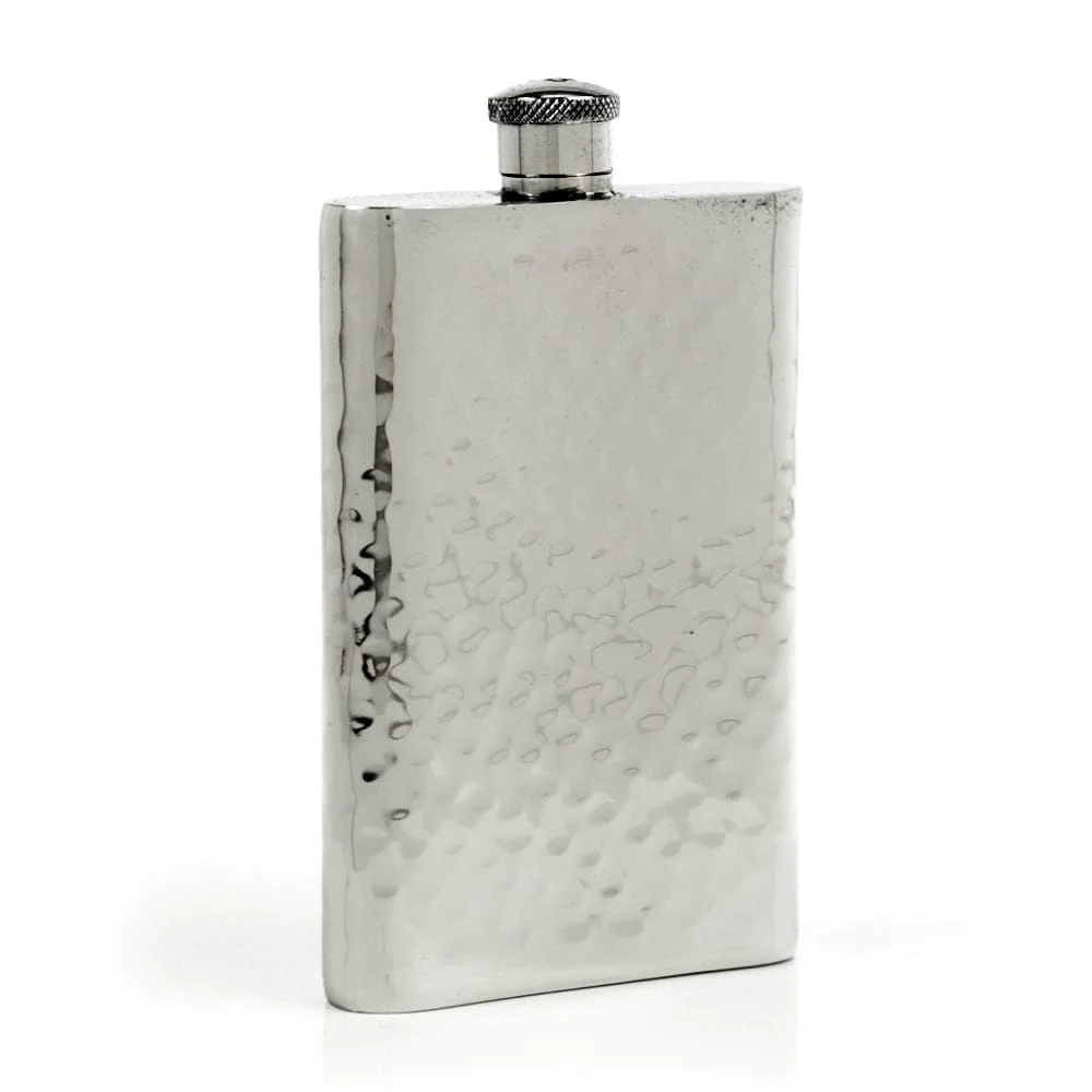 Pioneer 22-Gauge Solid Pewter 9oz Flask - Image 34