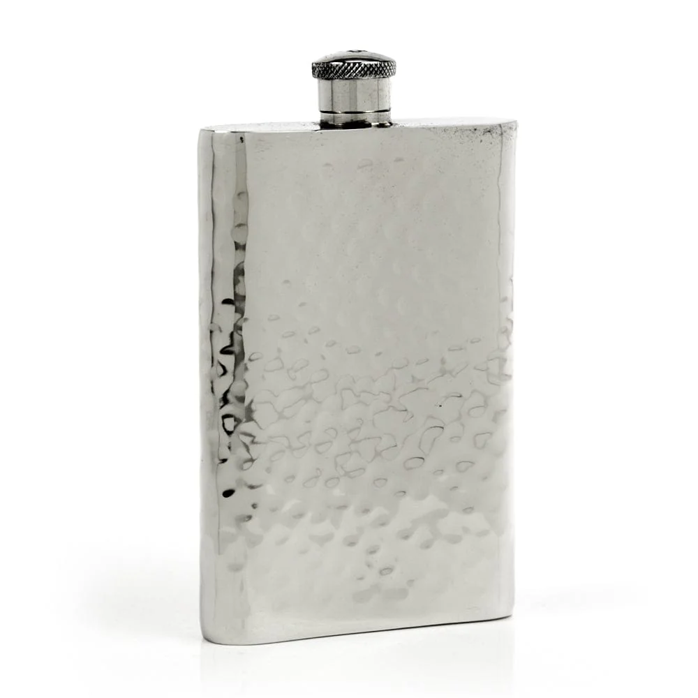 Pioneer 22-Gauge Solid Pewter 9oz Flask - Image 35