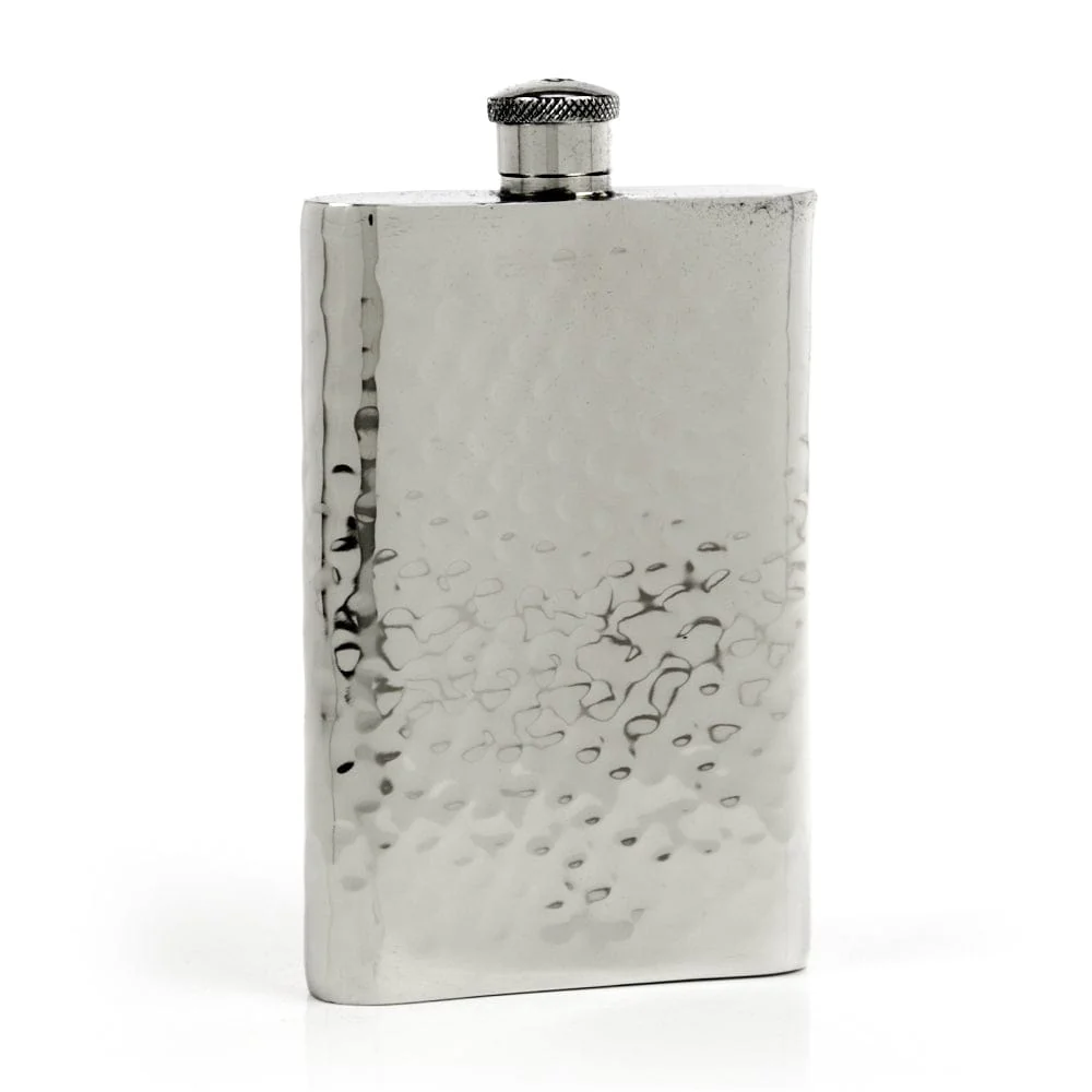 Pioneer 22-Gauge Solid Pewter 9oz Flask - Image 36