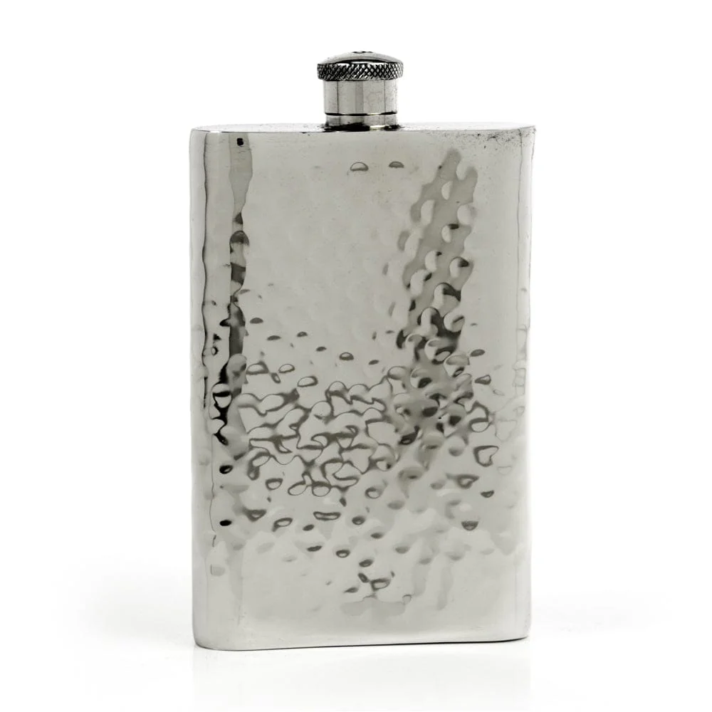 Pioneer 22-Gauge Solid Pewter 9oz Flask - Image 38
