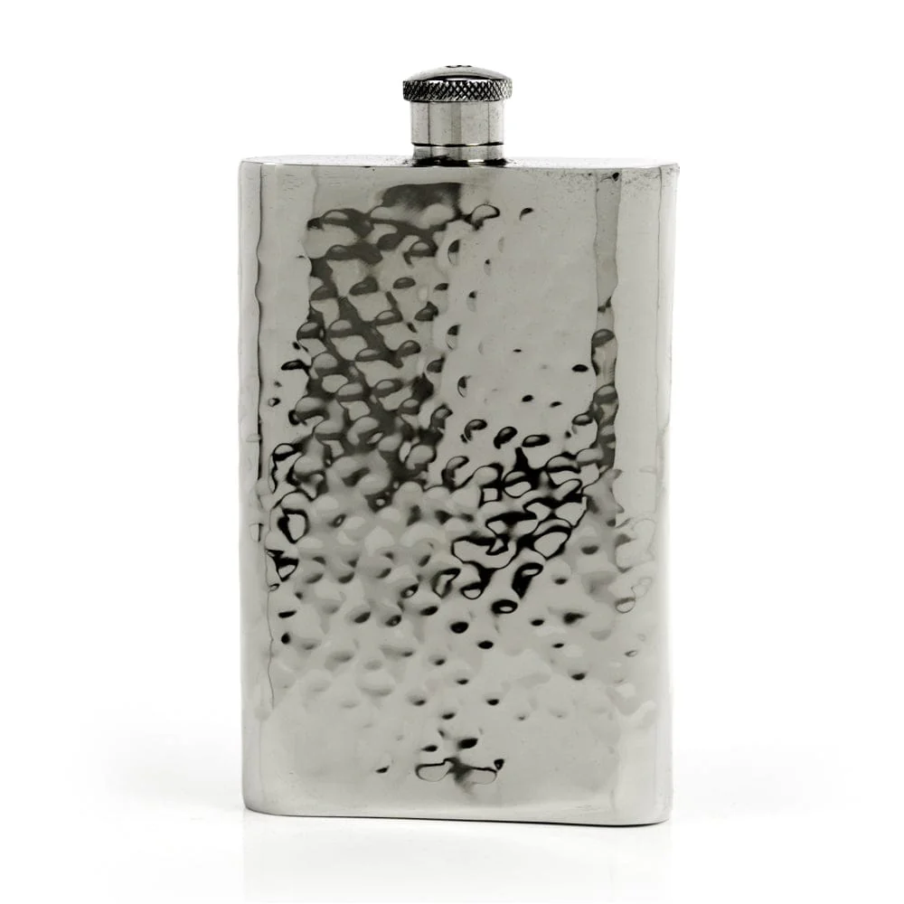 Pioneer 22-Gauge Solid Pewter 9oz Flask - Image 41