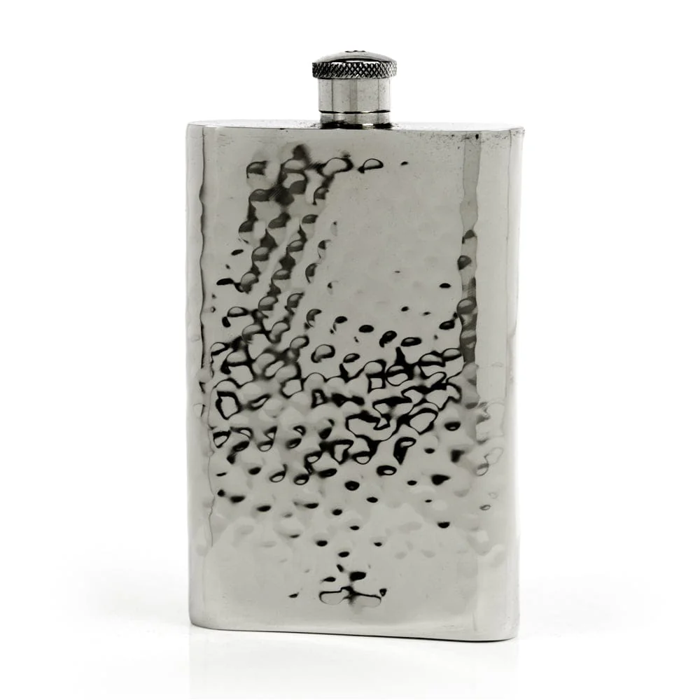 Pioneer 22-Gauge Solid Pewter 9oz Flask - Image 42