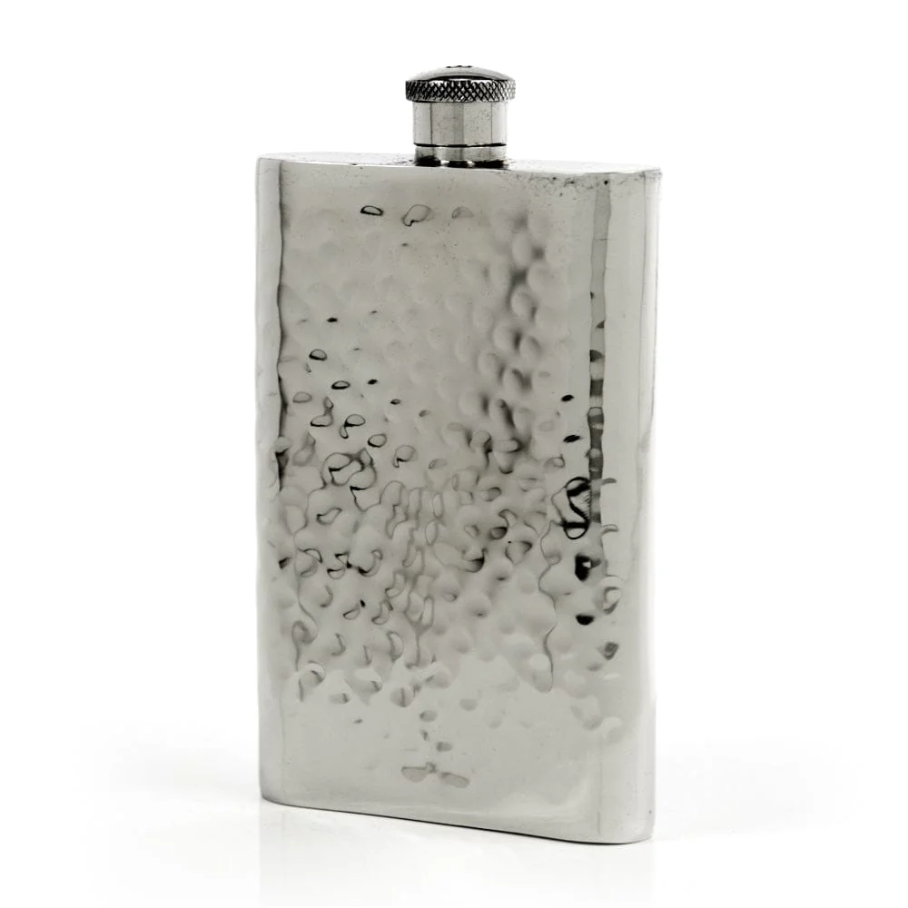 Pioneer 22-Gauge Solid Pewter 9oz Flask - Image 45